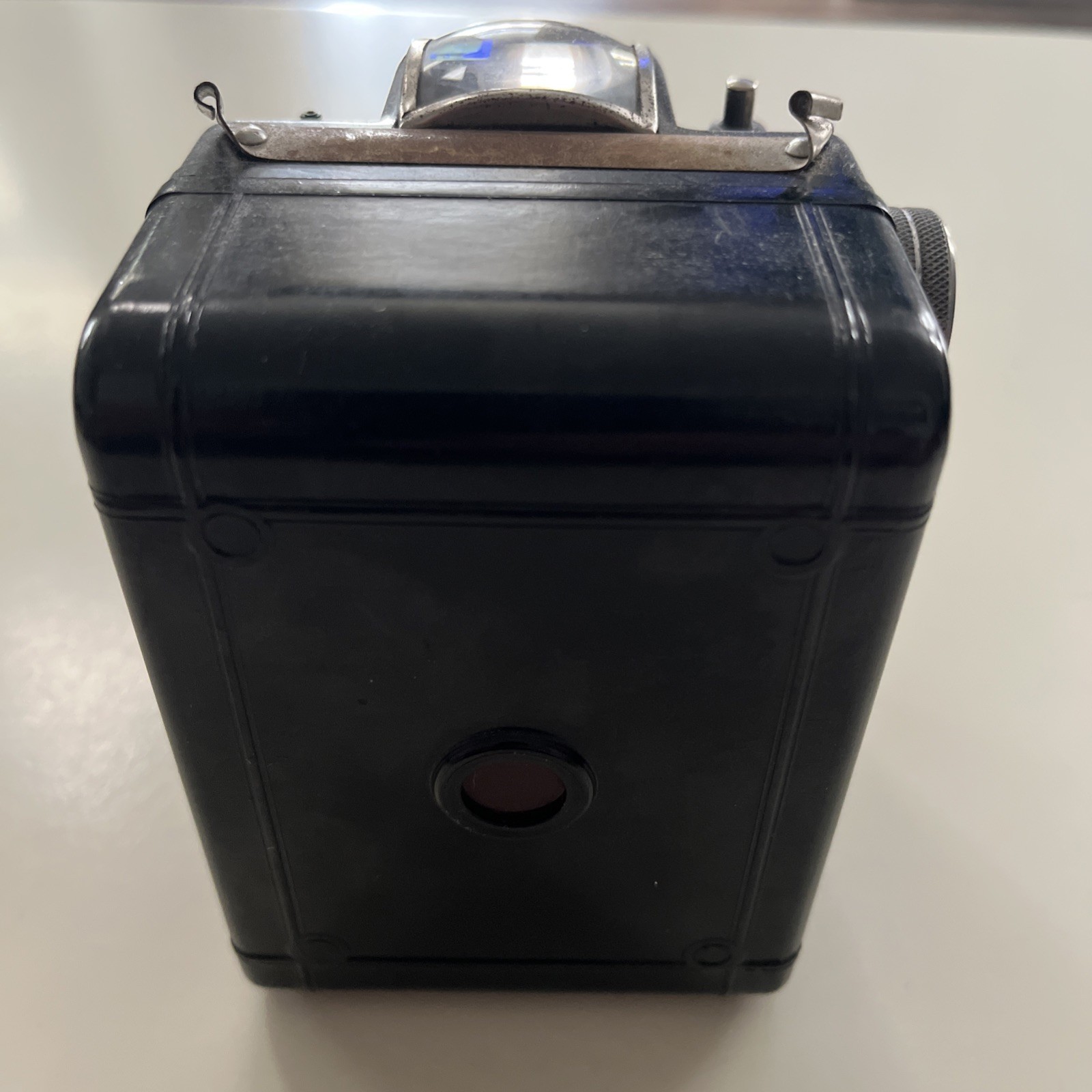 Vintage 1950’s GENOS Rapid Black Bakelite German Box Viewfinder Film Camera