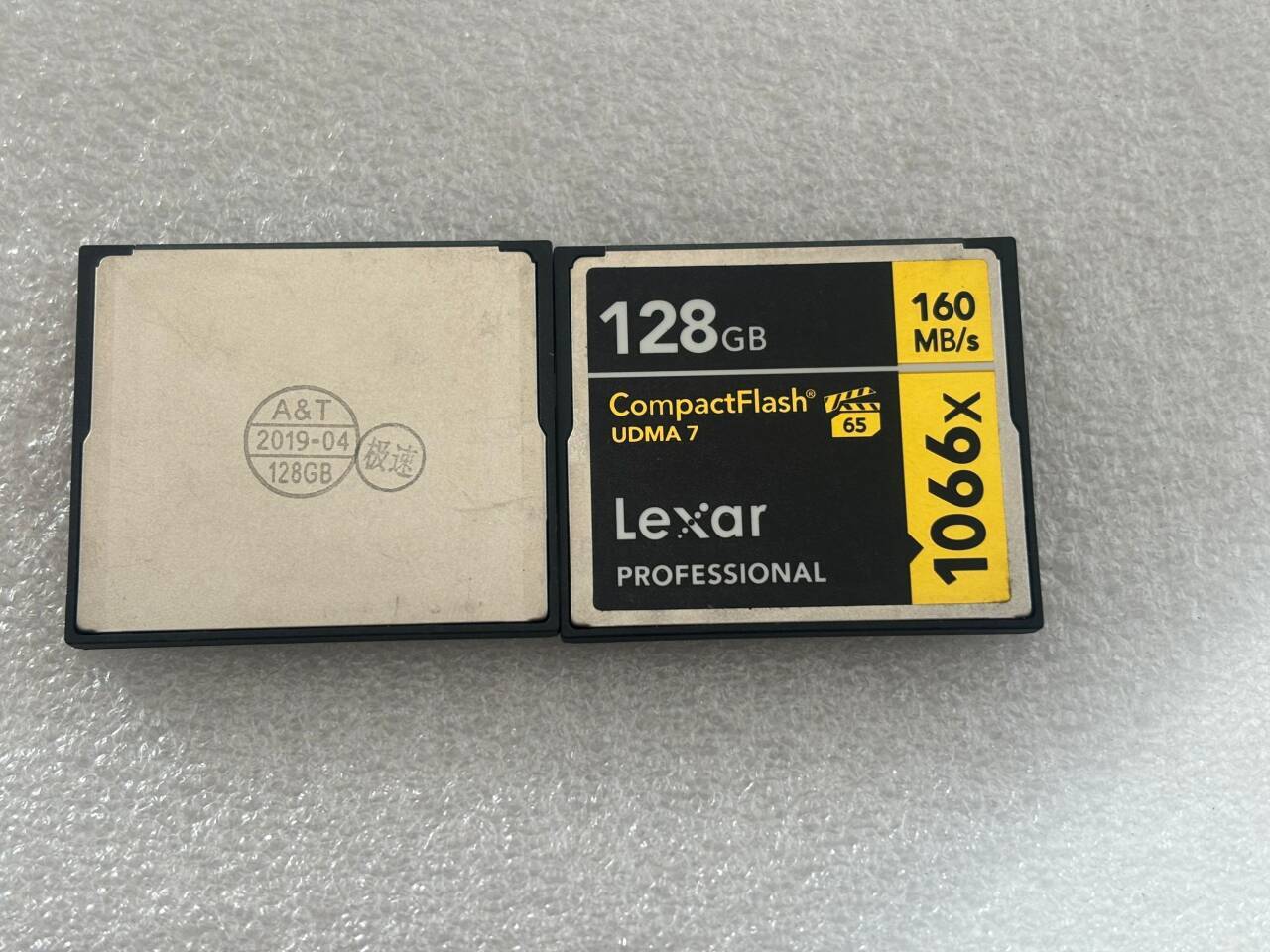 Lexar Professional 1066x 128GB CompactFlash UDMA7 CF Card Without image labels