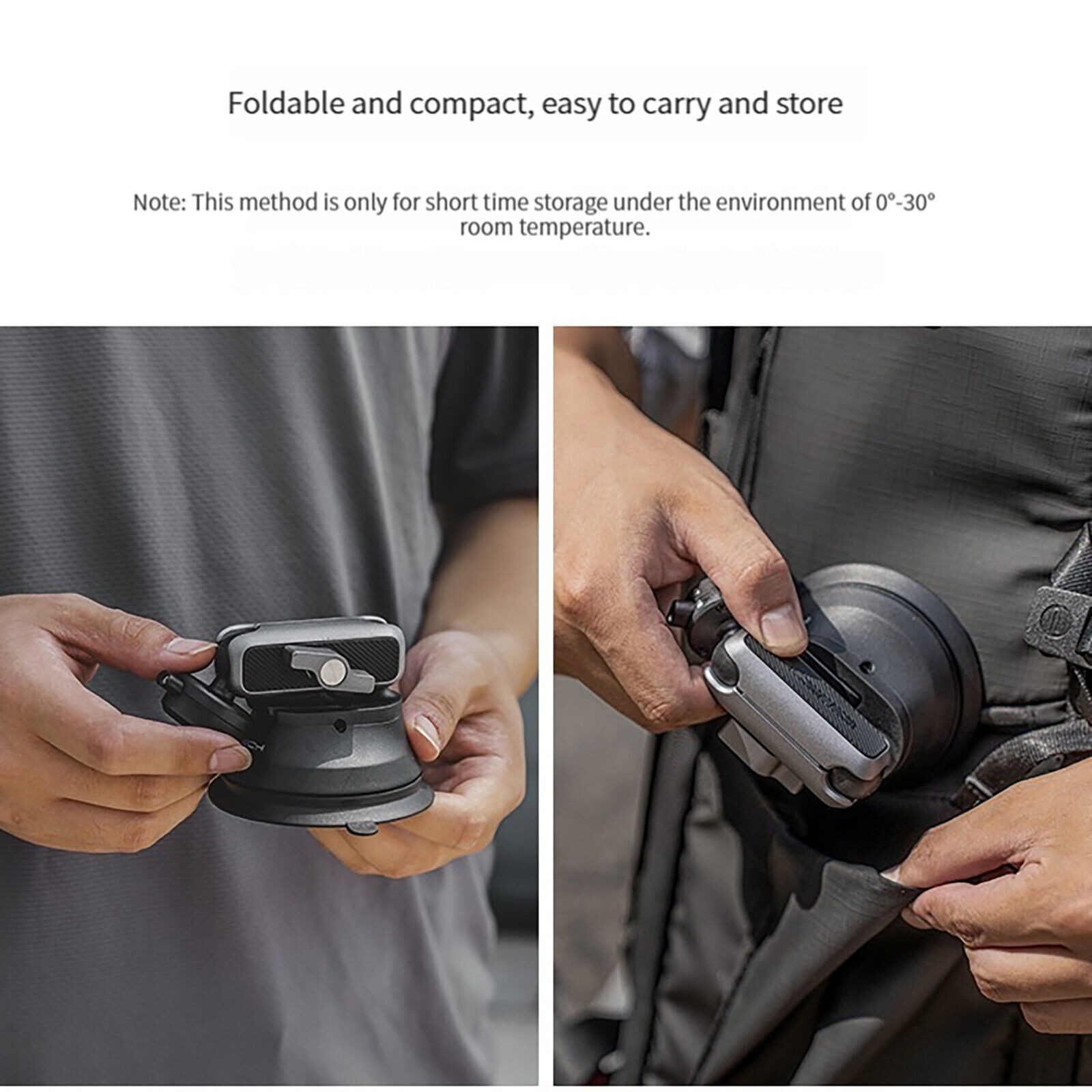 Camera Suction Cup Car Mount for DJI Osmo Action 6 Pocket 3 GoPro 12 Insta360 X5