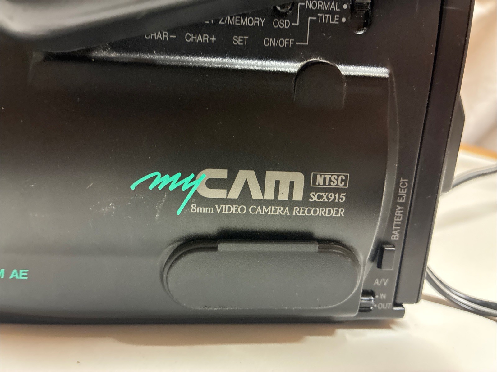 SAMSUNG MYCAM SCX915 W SONY NP-78 BATTERY VIDEO CAMCORDER – PARTS ONLY Read