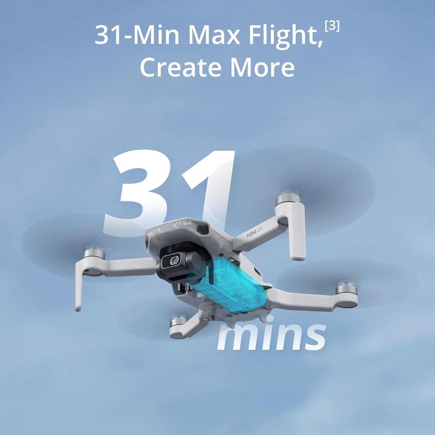 DJI Mini 4K Drone with 4K UHD Camera for Adults Under 249g 3-Axis Gimbal RCN1