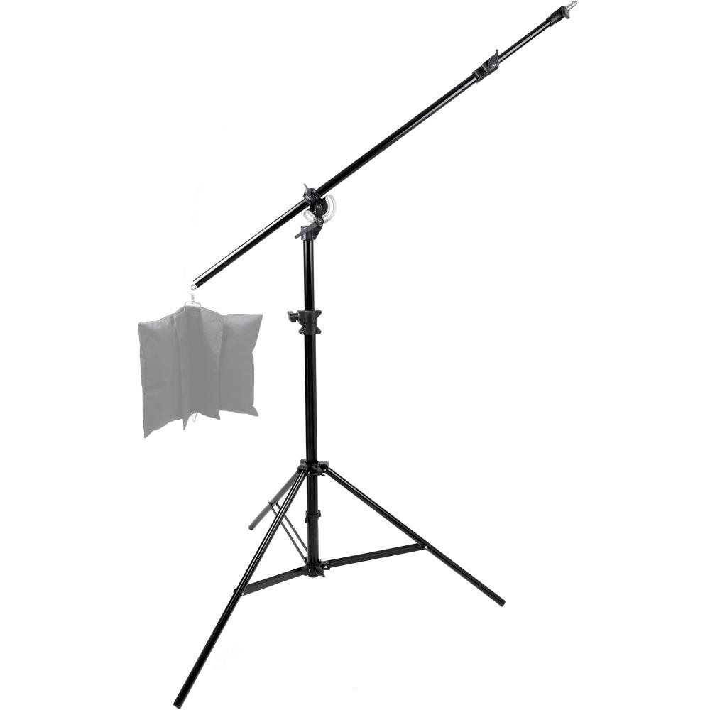 Impact Combo Boom 12.9′ Light Stand w/ 7′ Boom Arm & Sandbag 20lb Capacity