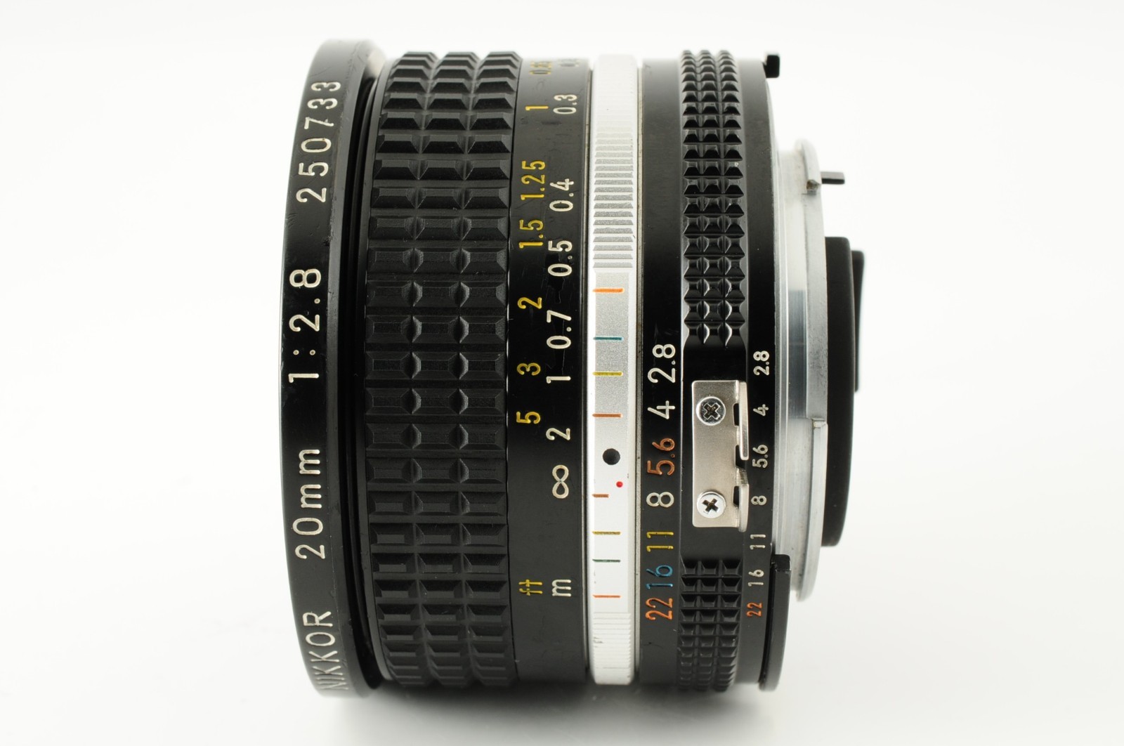 Nikon Ai-S NIKKOR 20mm f/2.8 MF Wide Angle Lens Nikon F AIS Near Mint JAPAN #27