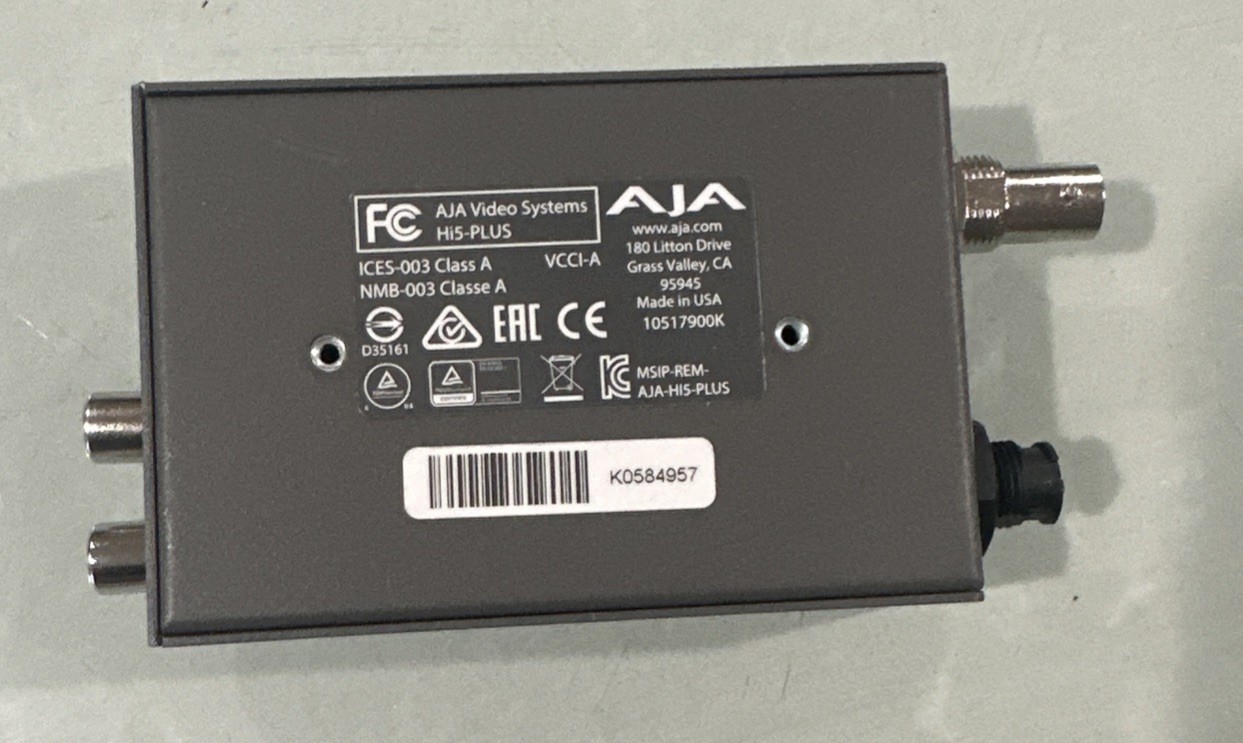 AJA Hi5-PLUS HD/SD to HDMI Converter