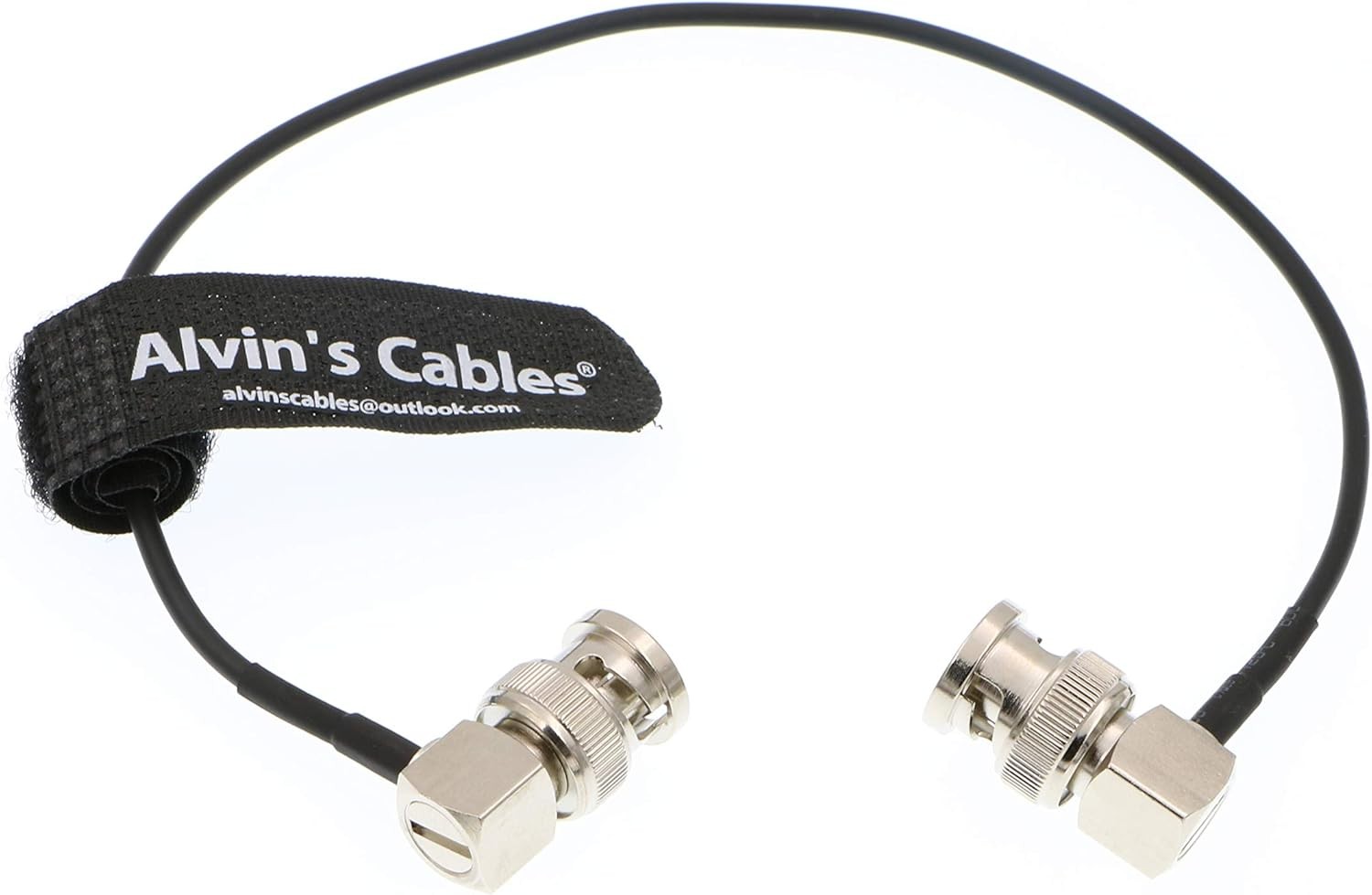 3G SDI BNC Cable RG179 Ultra Thin Flex for Atomos Ninja Shogun Right Angle 12in