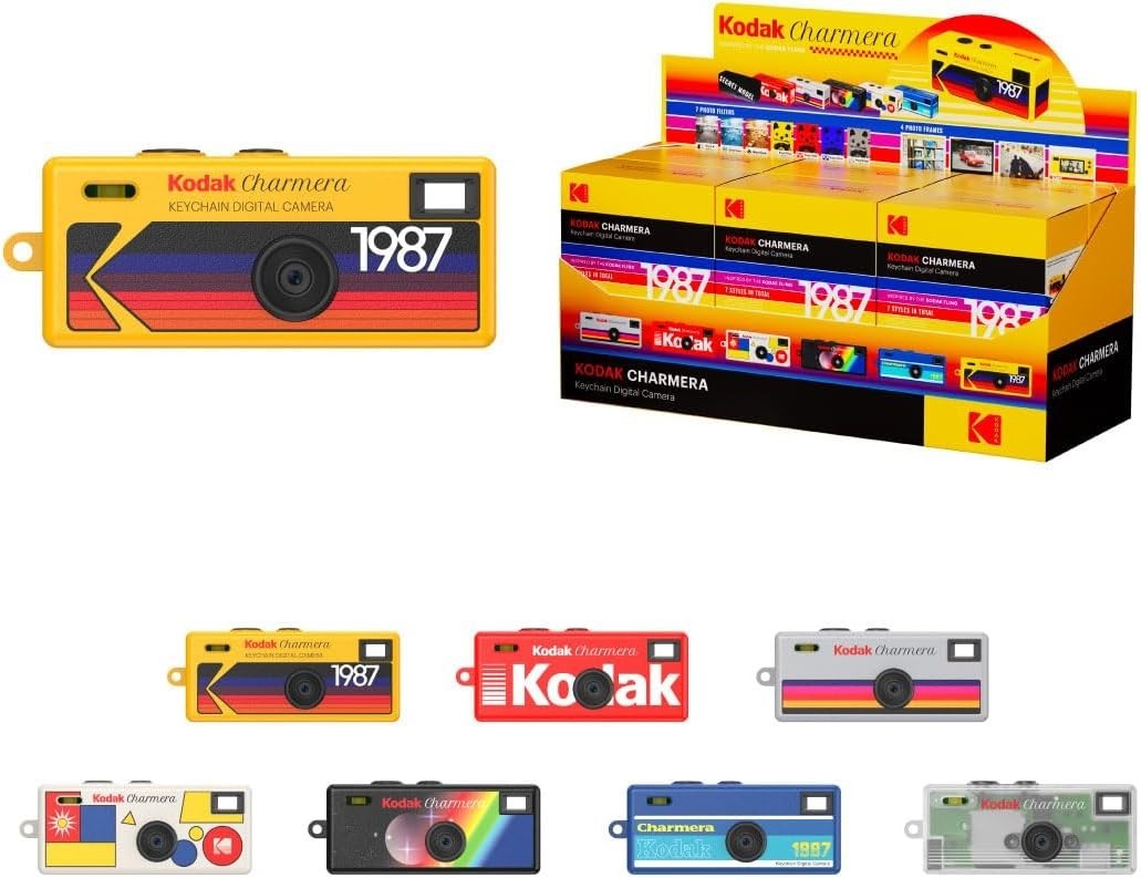 (1) KODAK CHARMERA Blind Box Digital Camera Keychain