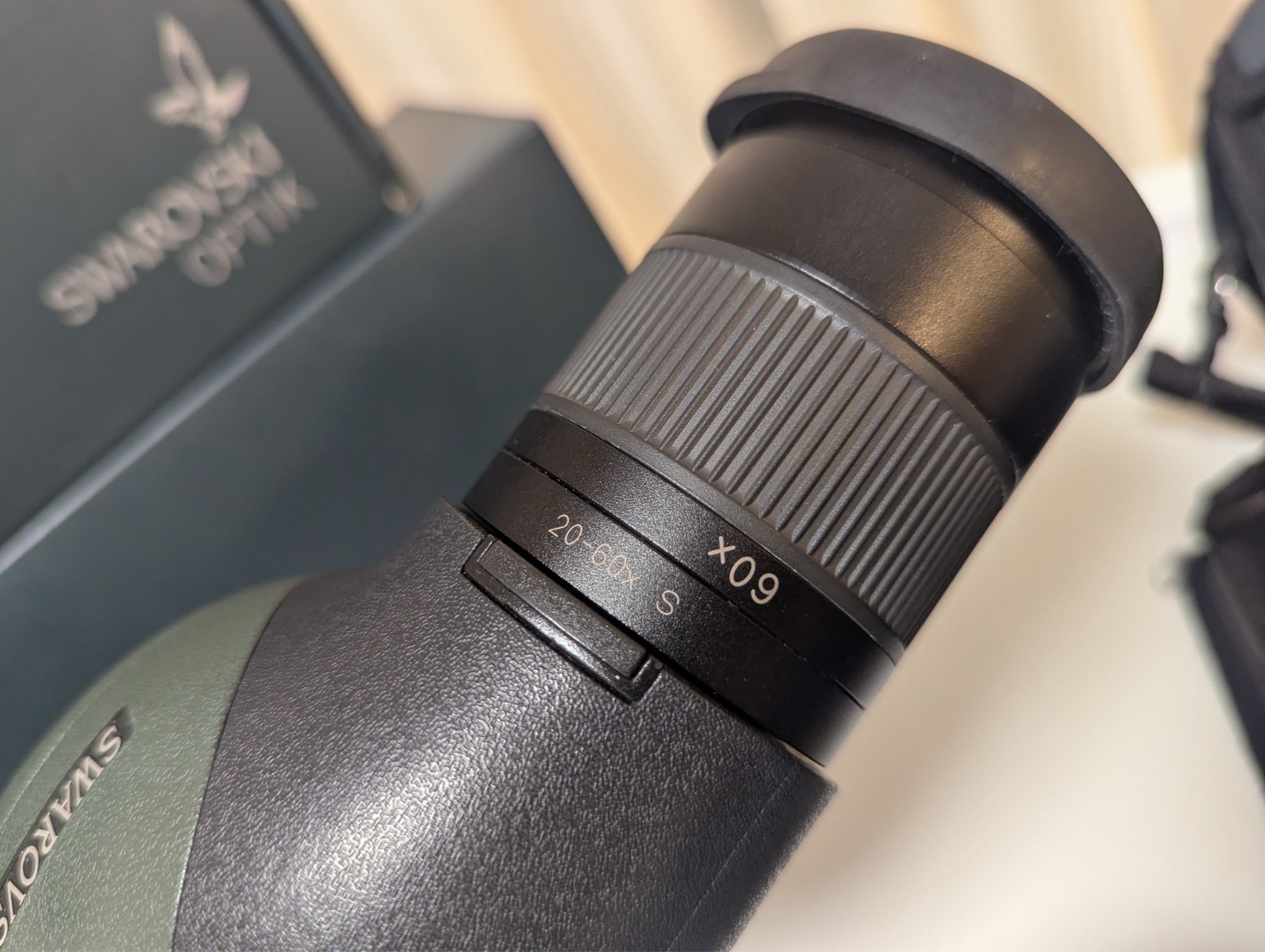 [Mint in Box w/Case] Swarovski STM 80 HD Spotting Scope 20-60x From Japan 357