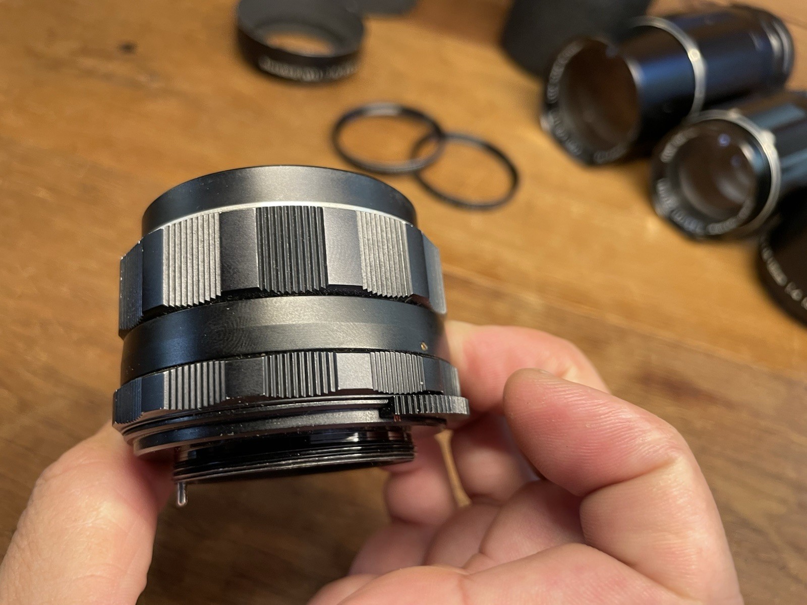 *3 Lens Set: Near Mint ++* Pentax Super Takumar 55mm F/1.8 135mm F/3.5 200mm F/4