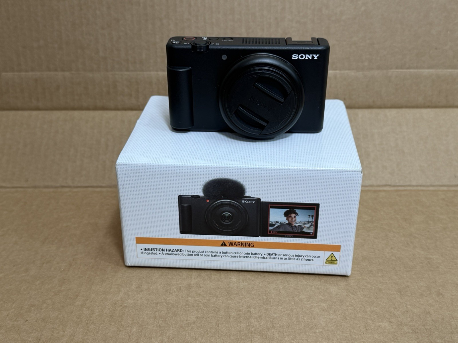 Sony ZV-1F 20.1MP 4K Vlogging Compact Digital Camera Black