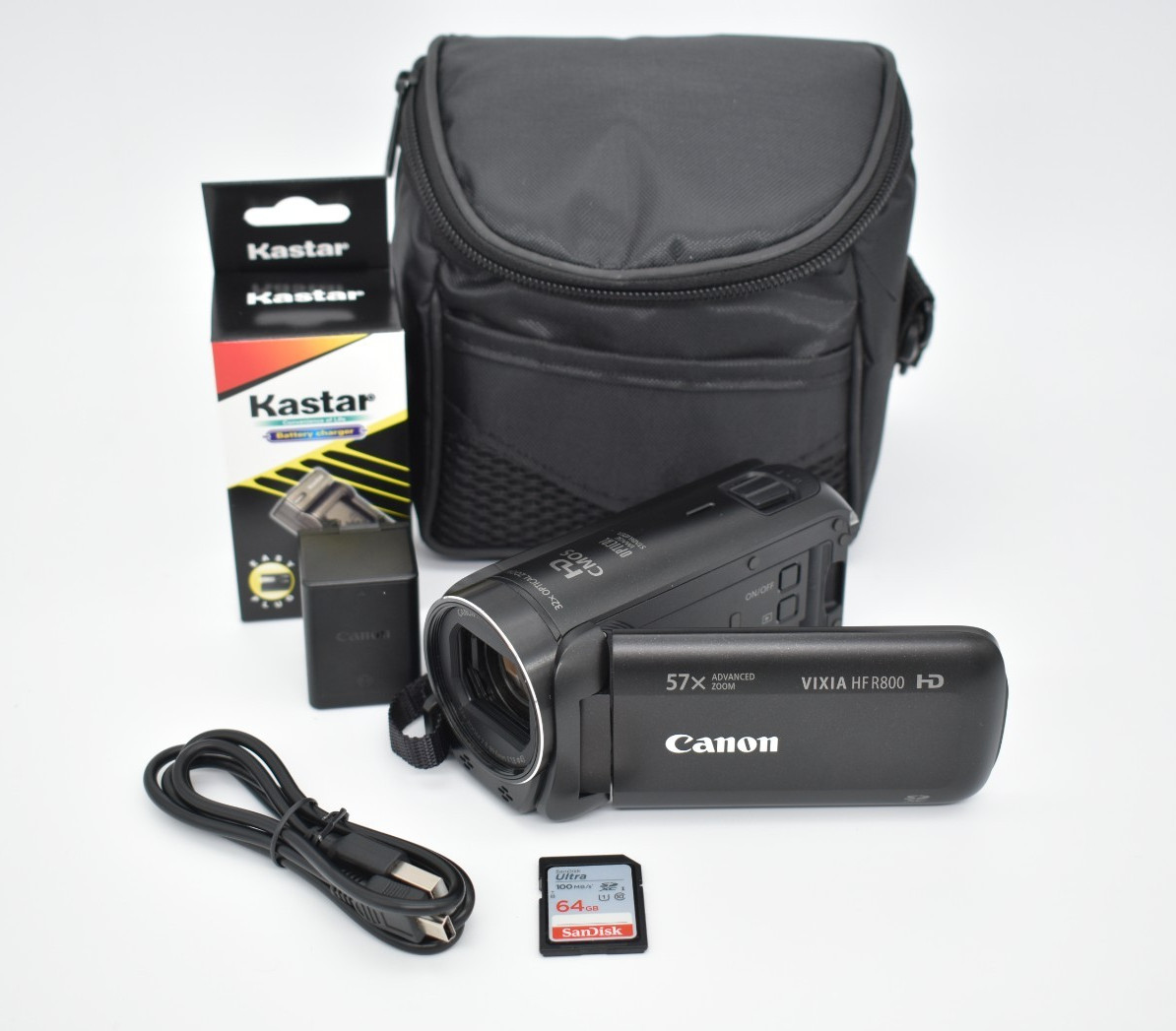 Canon VIXIA HF R800 HD Camcorder 64GB Video Camera Pro Vlog Travel – Tested ✅