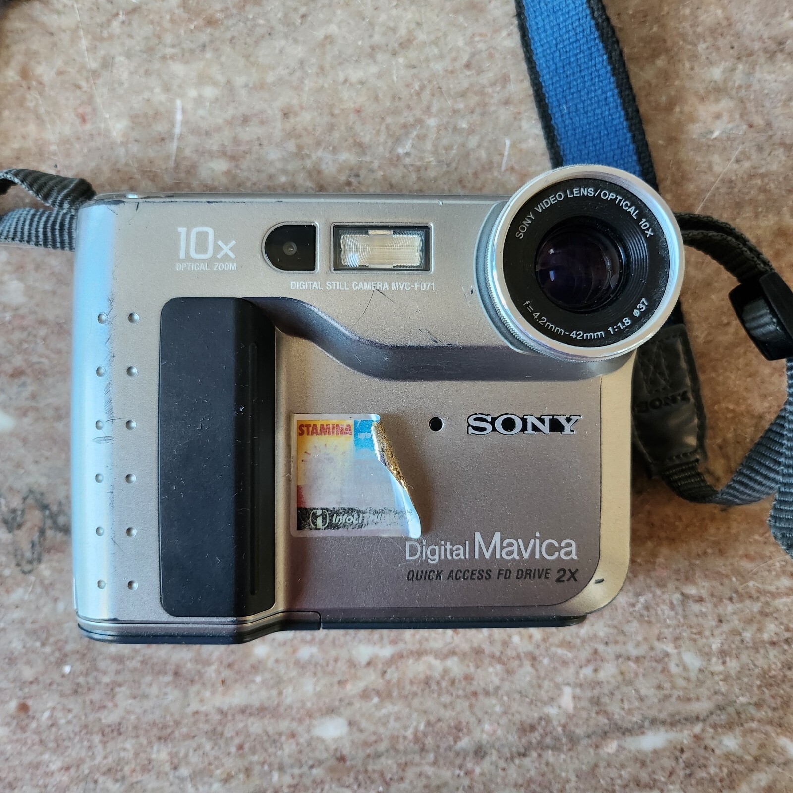 Vintage Sony Mavica MVC-FD71 Digital Camera Untested