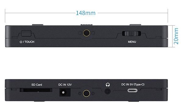 FEELWORLD F6 Plus V2 6 inch 4K HDMI 3D LUT DSLR Camera Field Monitor Touchscree