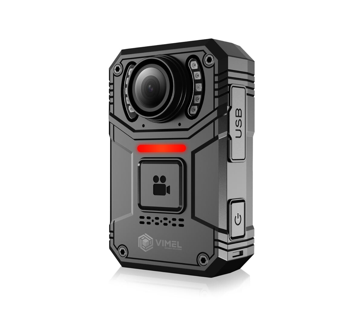 Police Body Camera 4K Wearable Recorder Shockproof Law Enforcement Night Vision