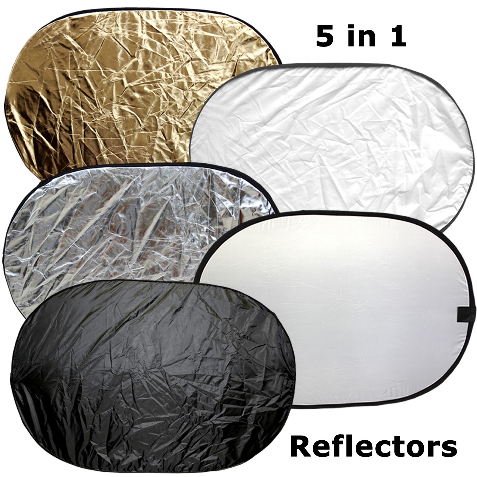 24″x36″ 5in1 Photography Studio Multi Photo Collapsible Light Reflector(60x90cm)