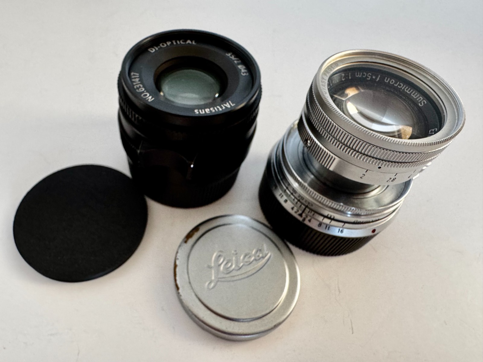 Rare Upgraded M6 frameline Leica M5 Silver 2 lug TTL working Meter, 2 Lenses!