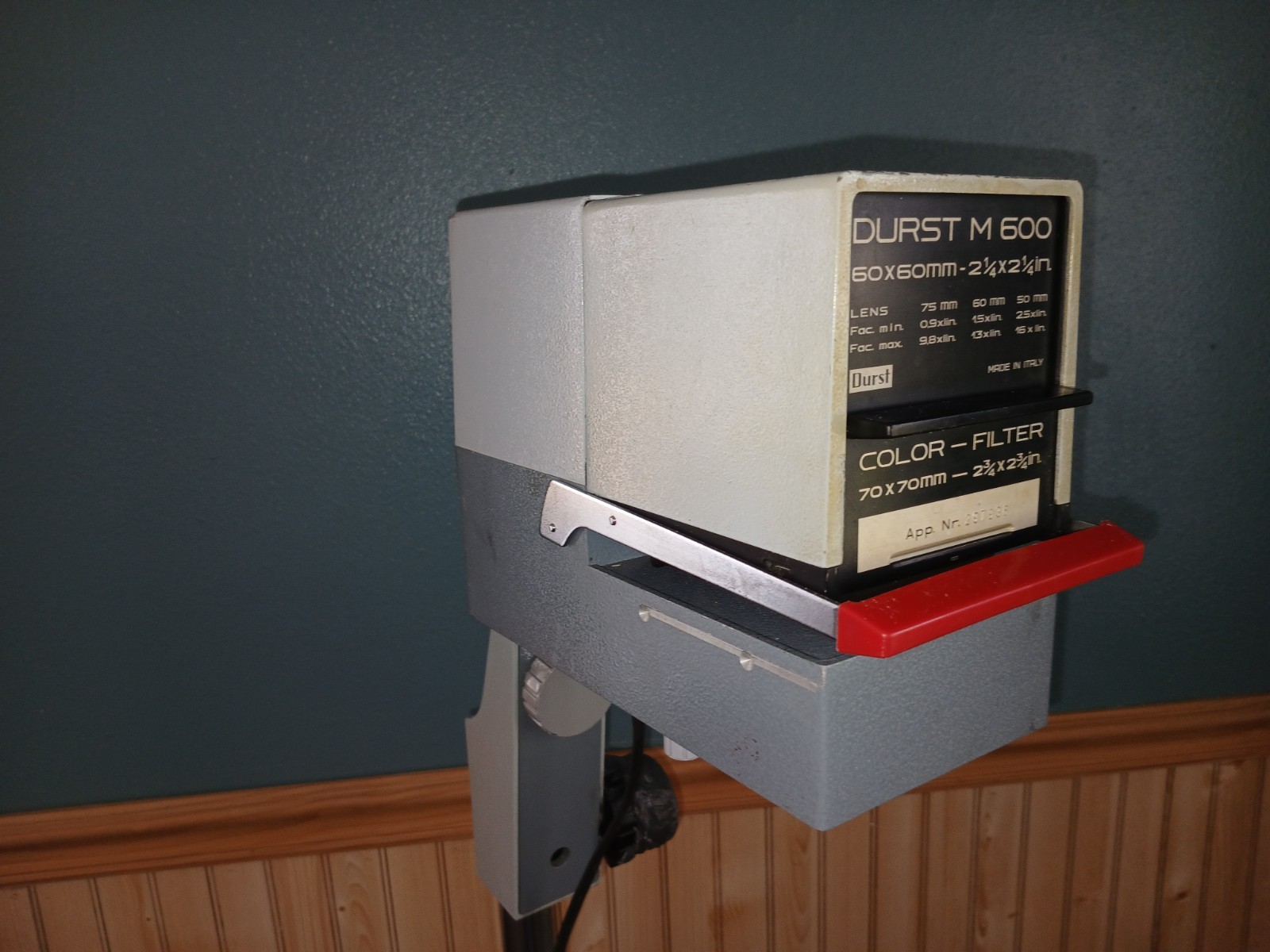 DURST M600 6x6cm Enlarger Micron50/2.8 /Vivitar75/3.5 Lens Sixma 35Mask +Sixgla