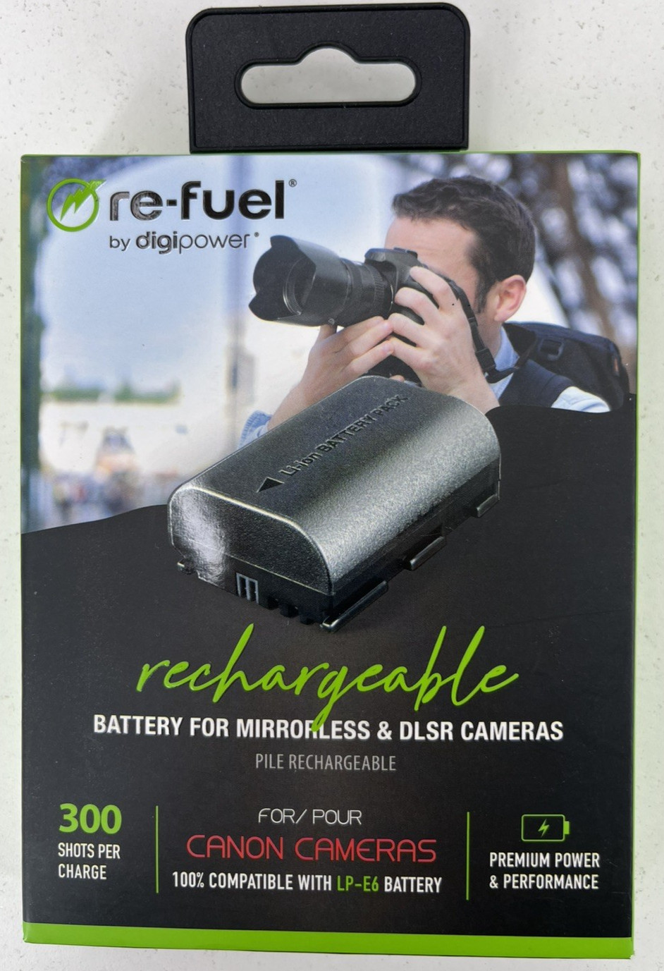 Digipower – Rechargeable Battery for Canon LP-E6 5D Mark II-III 7D Mark II 6D 7D