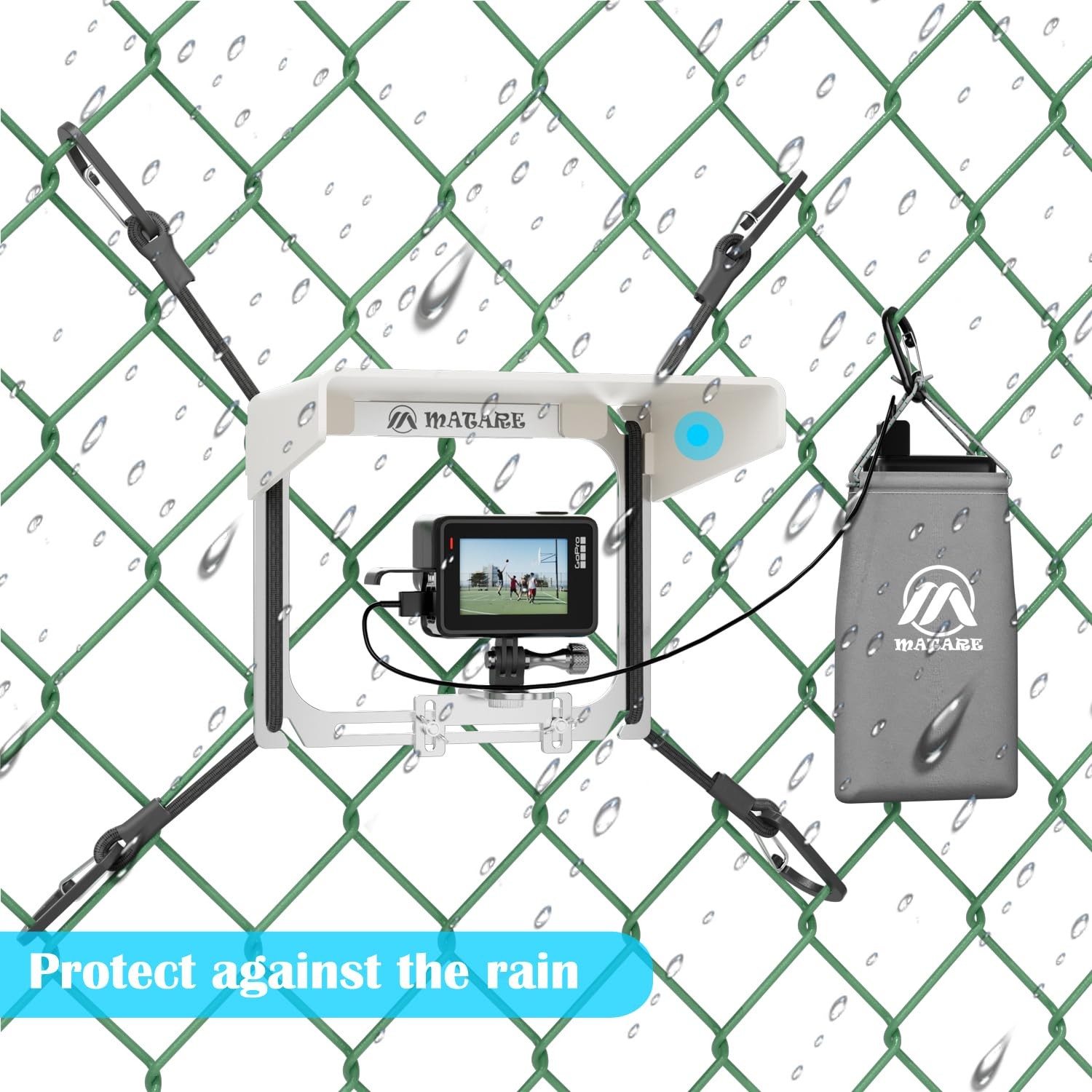 Cell Fence Mount with Shade, Game Recording Mounting Kit Works with Gamechang…