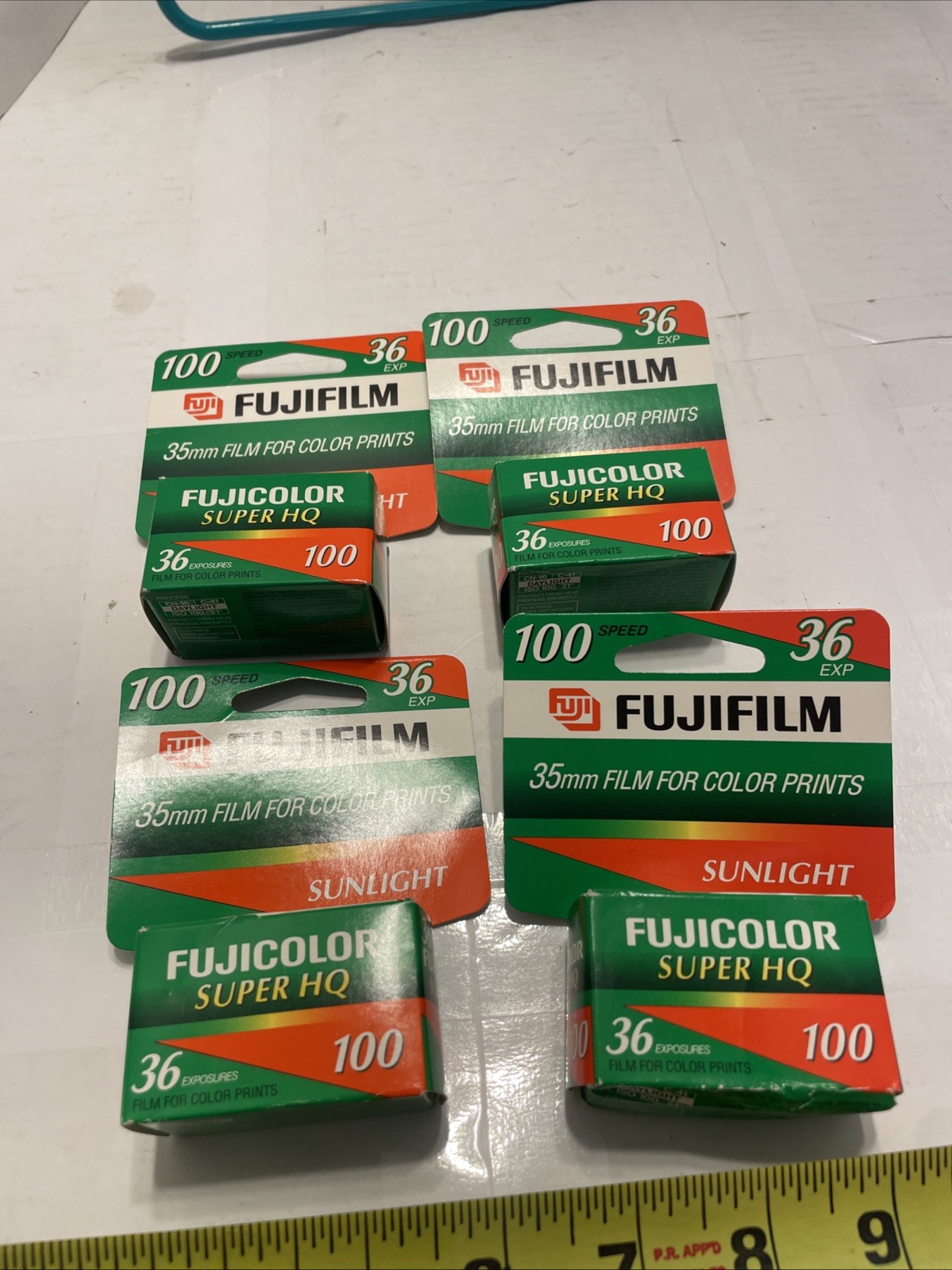 FUJIFILM 100 Speed 35mm 36 Expired super HQ Digital Film Sunlight Lot Of 4 Lot 2