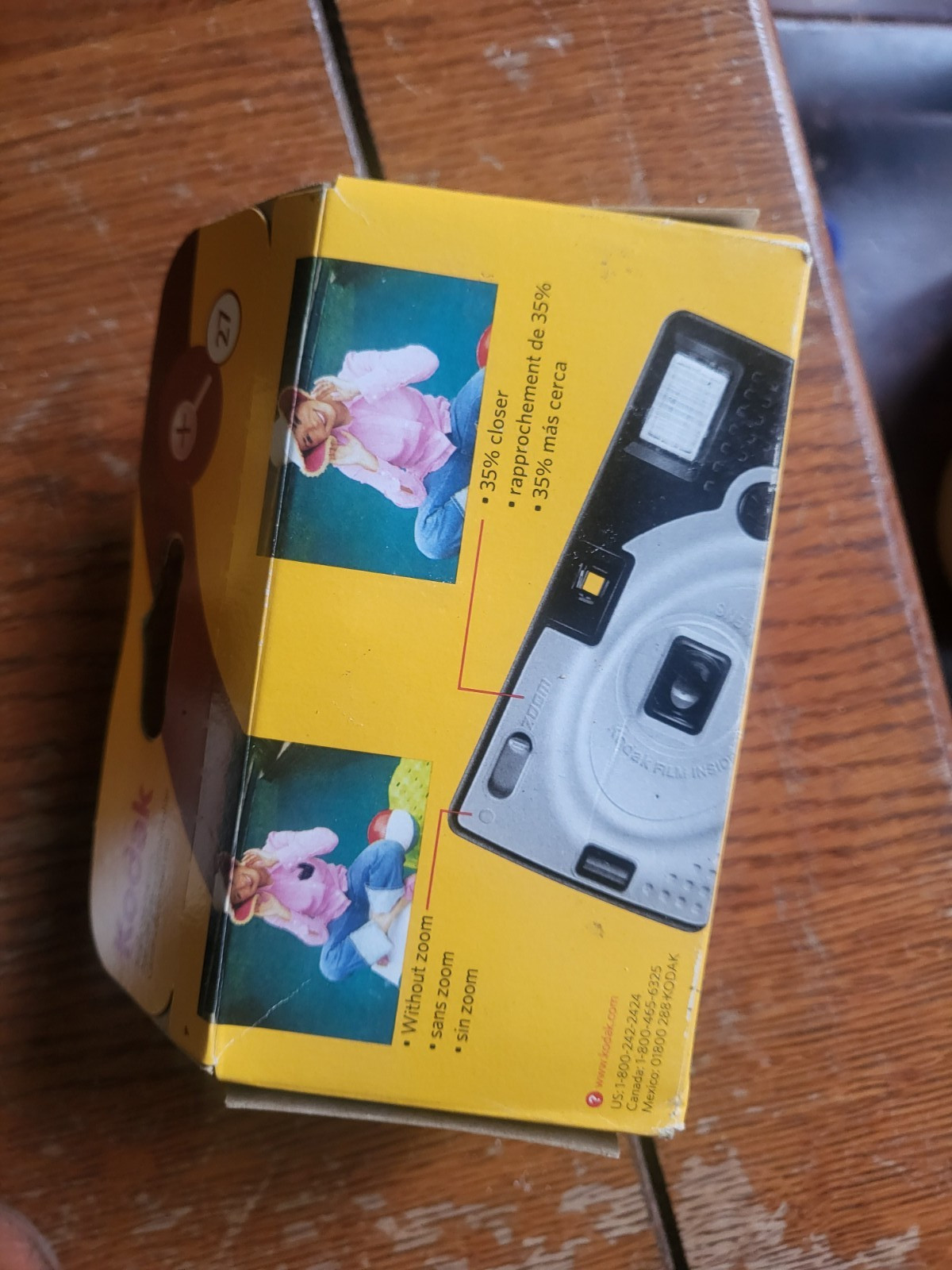 💎 Kodak Zoom 27 Exposure Flash One time Use Camera Expired 2007 NEW SEALED 💎