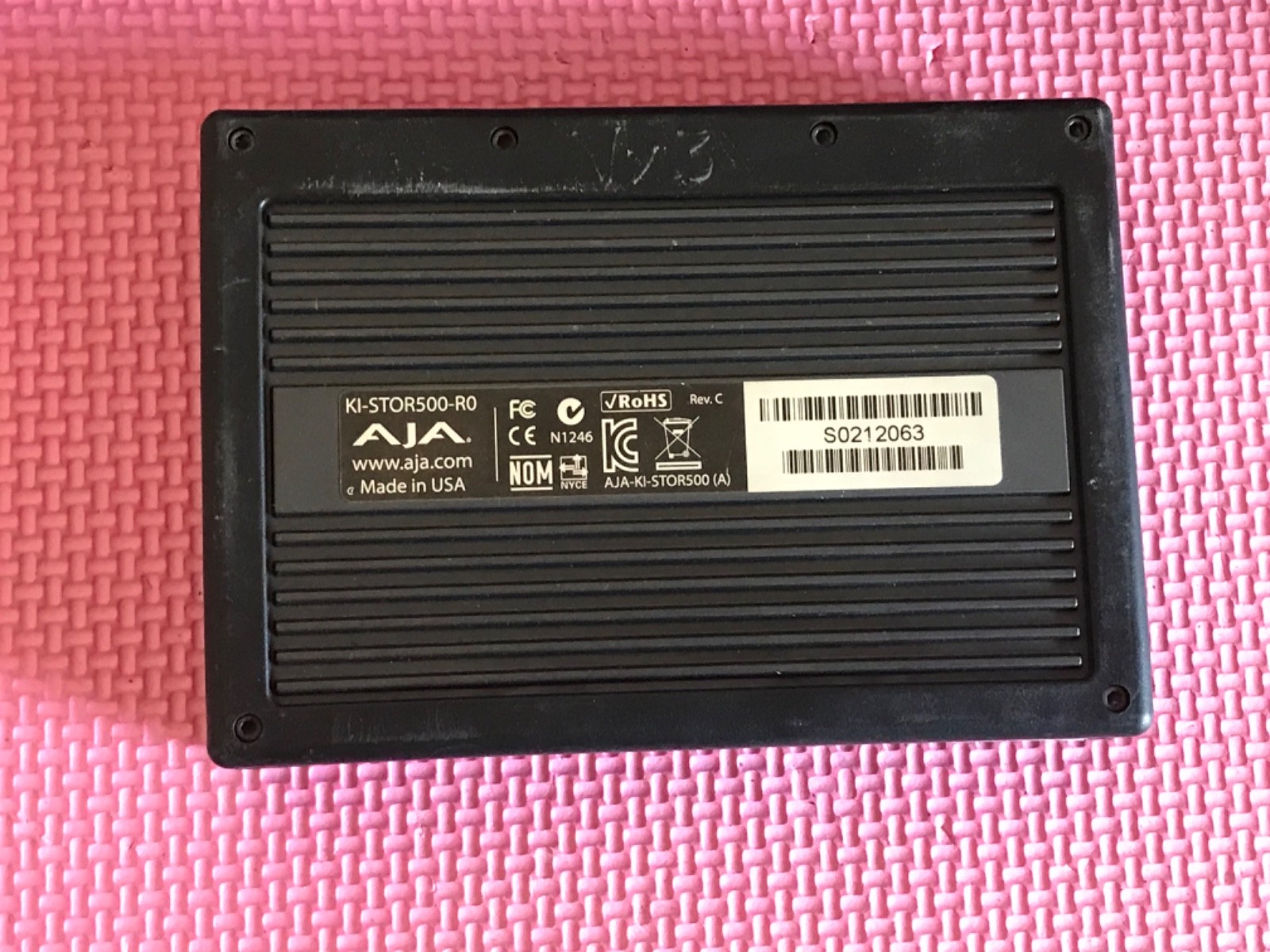 AJA Ki Pro File-Based HD/SD Video Recorder and Player w/PS & KI-STOR500 500GB HD