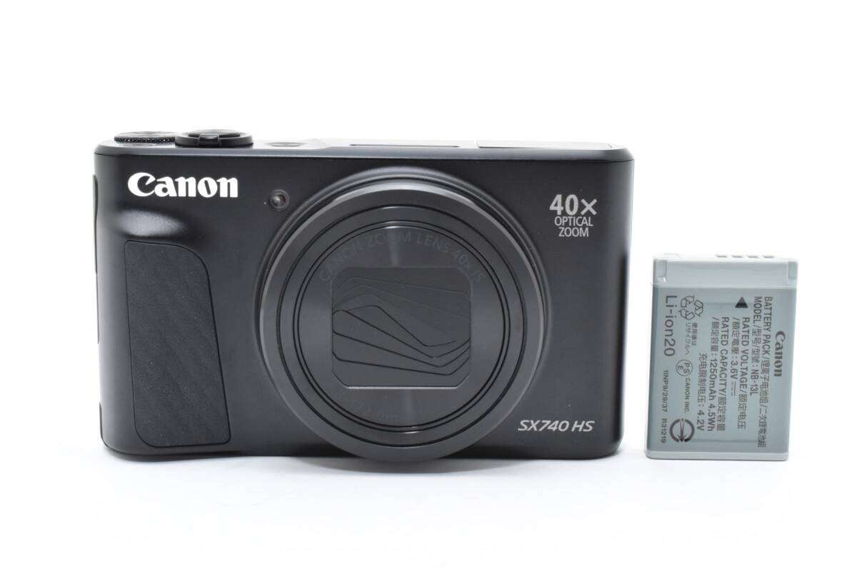 New Canon PowerShot SX740 HS Black Point & Shoot Digital Camera #4005