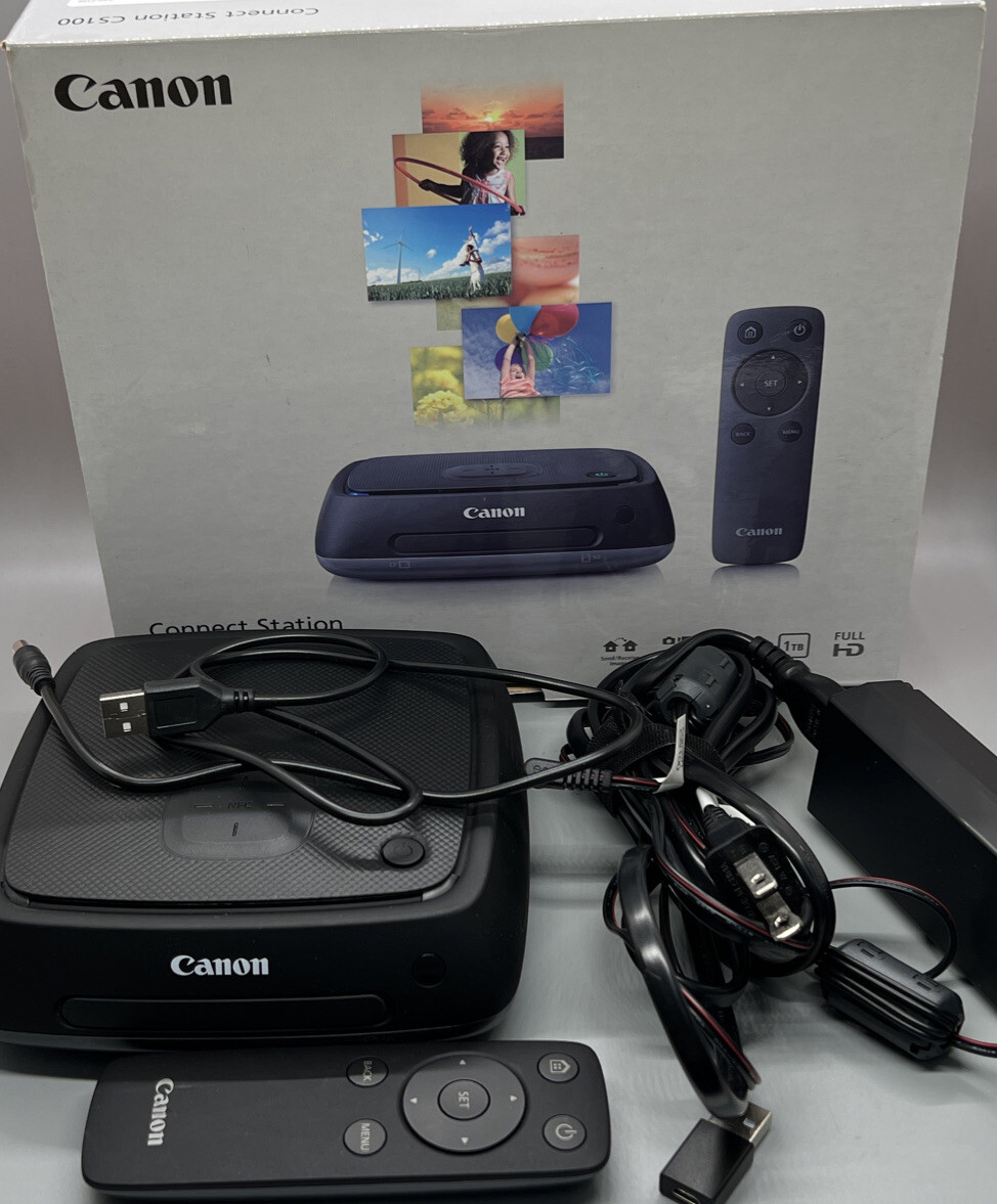 Picture Canon 1tb Data Storage Camera Station Photo Connect CS100 Working