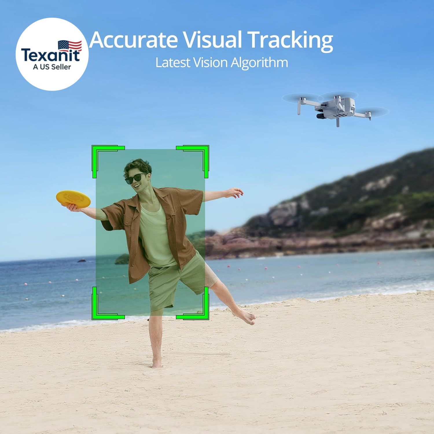 ATOM 3-Axis Gimbal 4K GPS Drone, under 249G, 96 Mins Flight, Max 6KM Transmissio