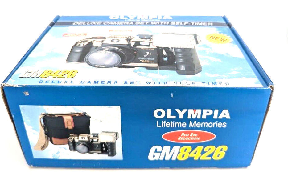 NIB Olympia Deluxe Camera Set with Self Timer Lifetime Memories GM8426