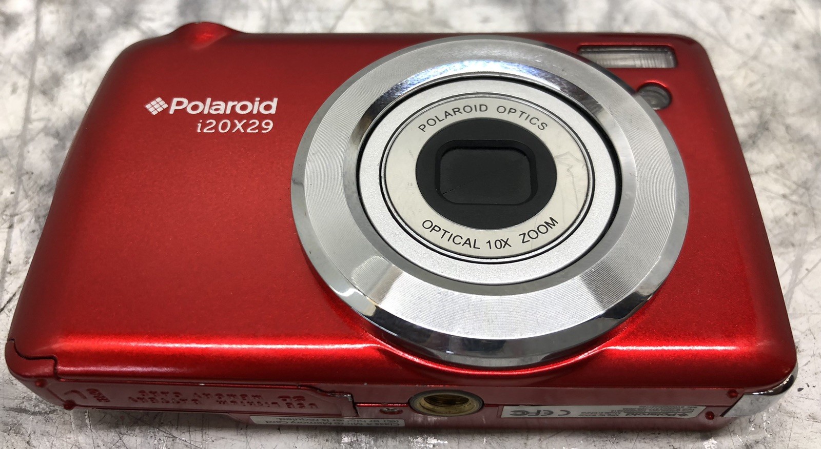 POLARIOD DIGITAL CAMERAS LOT RED i20X29 & iE826 TESTED WORKING NO BATTERIES