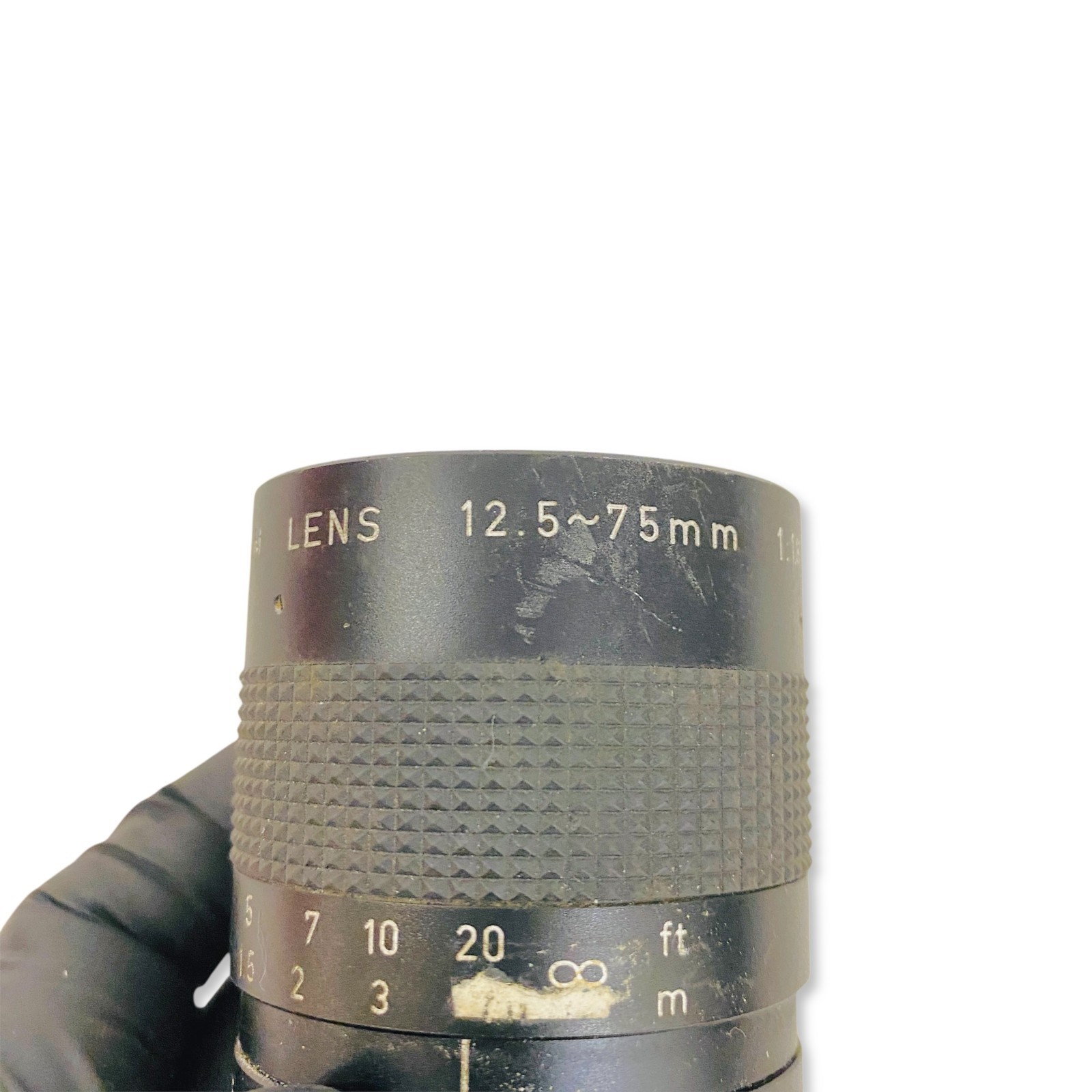 Cosmicar 12.5-75mm f/1.8 TV Zoom Lens C-Mount No 16393 – Made in Japan