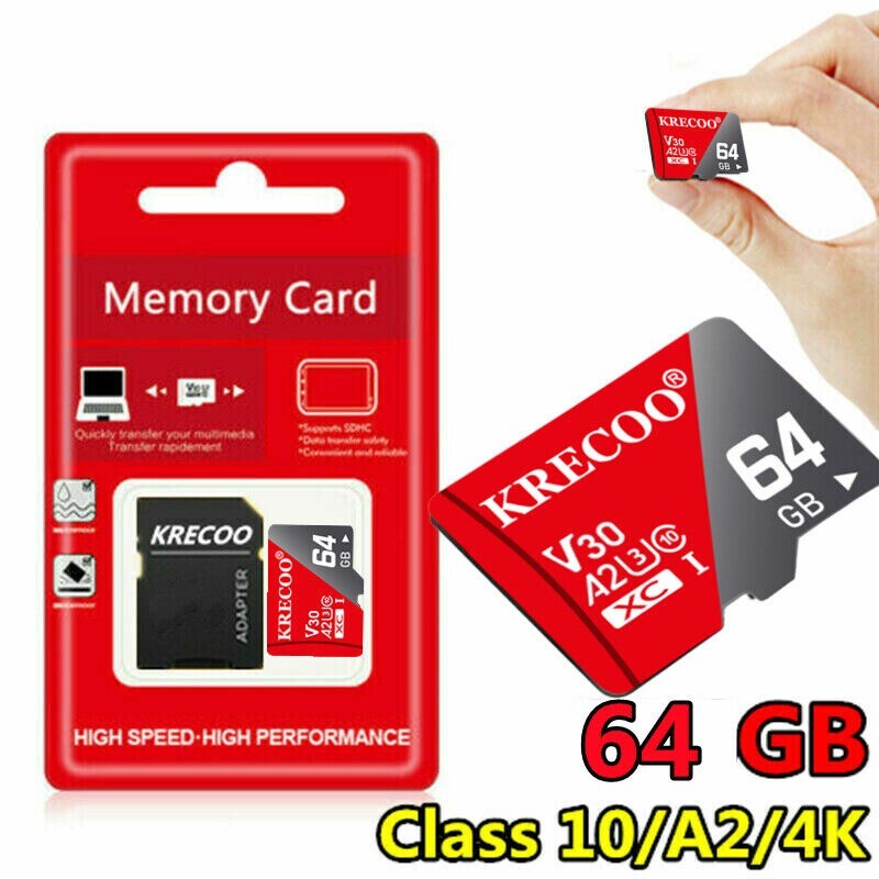 Micro SD TF Memory Card 64GB 128GB 256GB 1TB Class 10 for Dash Cam Tablet Lot