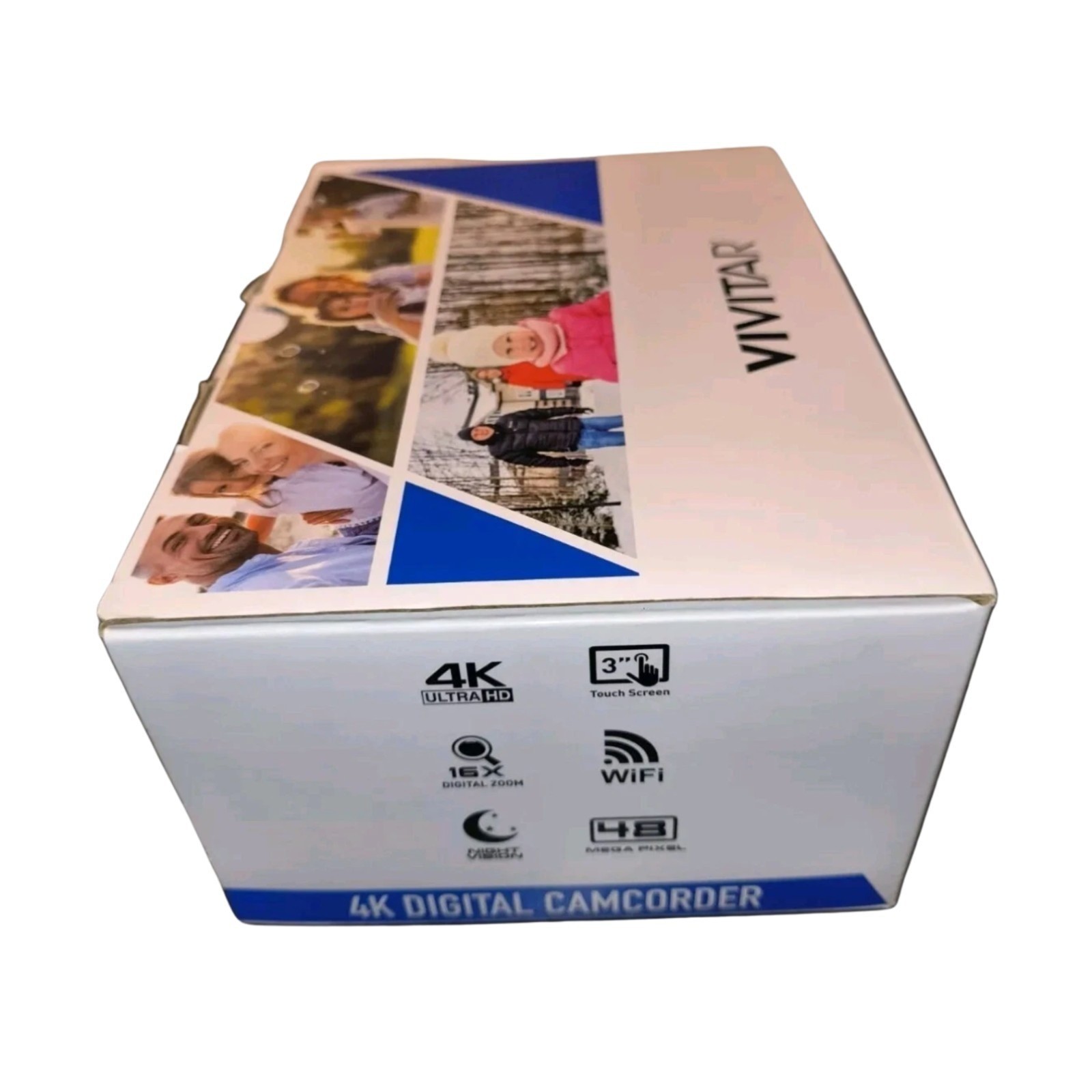 Vivitar 4K Ultra HD Digital Camcorder WiFi Touch Screen 48MP 16x Zoom 3″