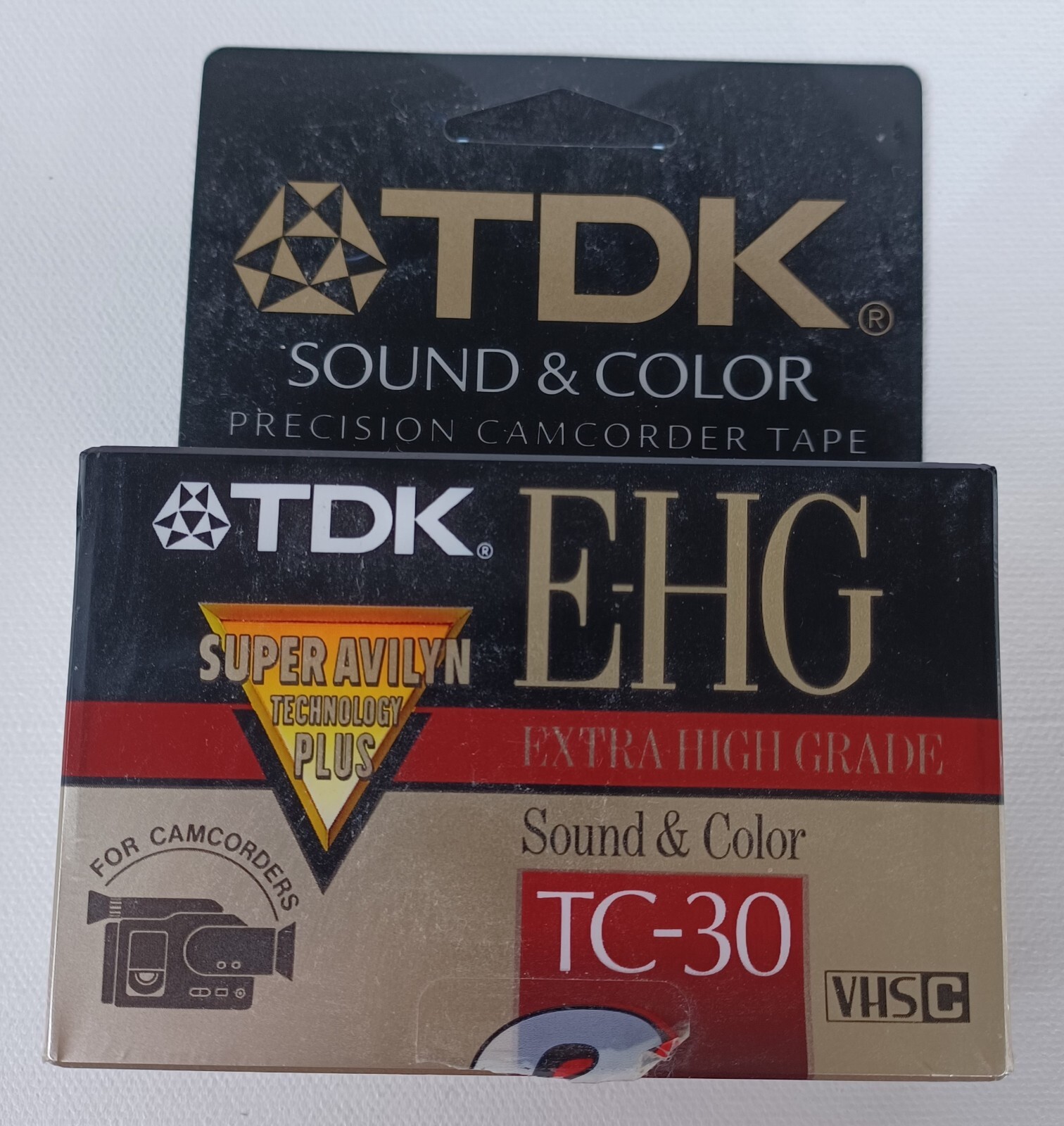 TDK E-HG Extra High Grade TC-30 Blank Camcorder Cassette Tape