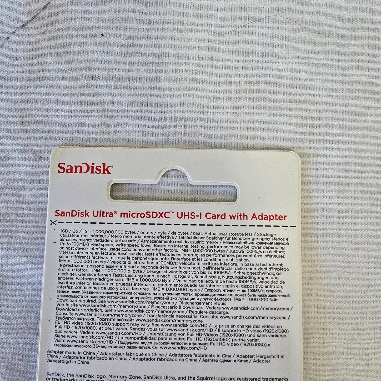 SanDisk 64GB Ultra Micro SDXC USH-I Card w/ Adapter New Sealed