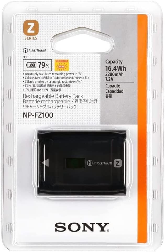 Sony Np-fz100 Rechargeable Lithium-ion Battery (2280mah) Bundle Essentials