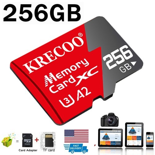Micro SD Card 64GB 128GB 256GB 1TB Class 10 Micro SD Memory Card TF Adapter Lot