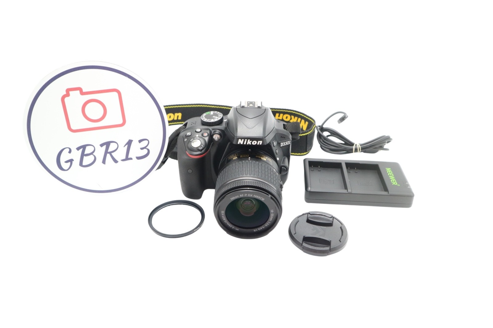 Nikon D3300 DSLR Camera 24.2MP with 18-55mm Shutter Count 2214 , 1 Year Warranty