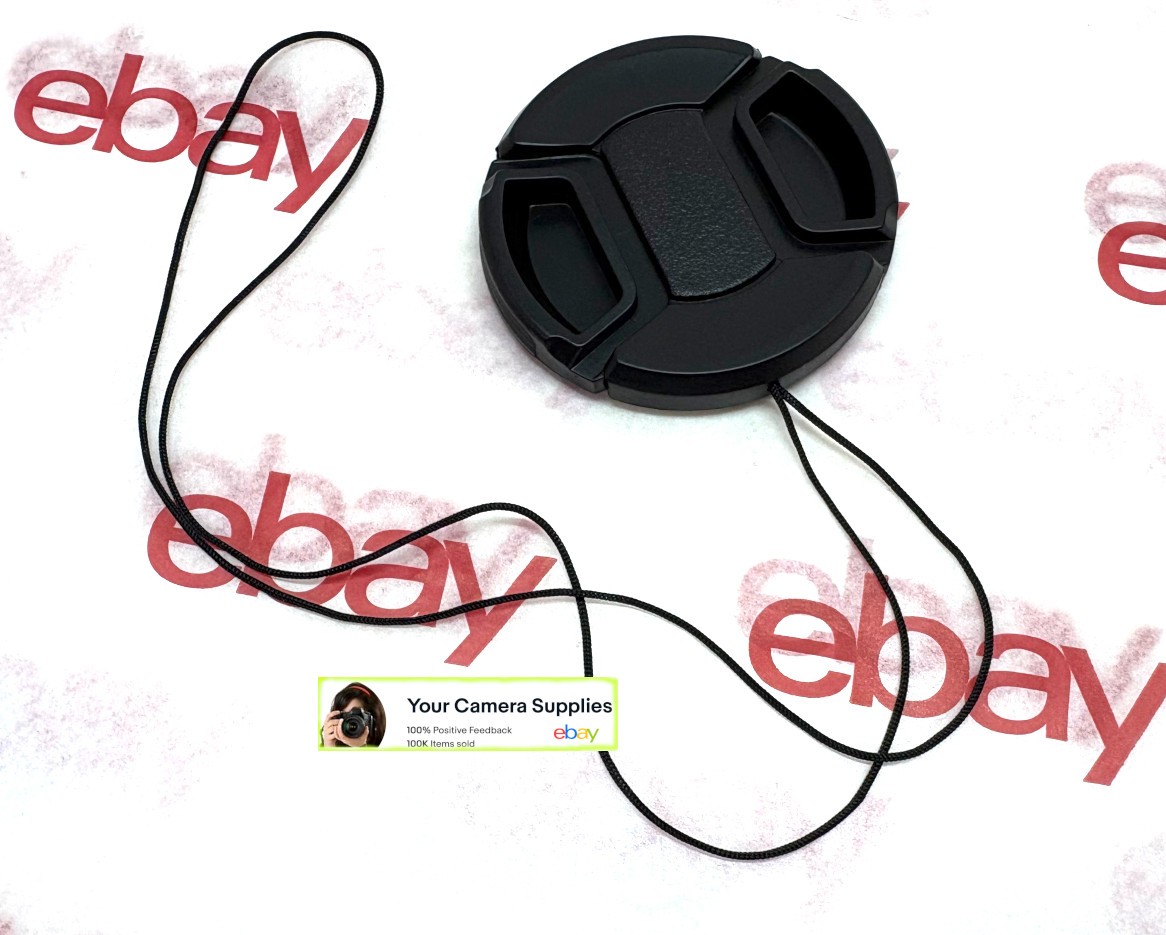 SNAP-ON FRONT LENS CAP DIRECTLY to CAMERA SAMSUNG WB2100 WB200 WB 2100 +HOLDER