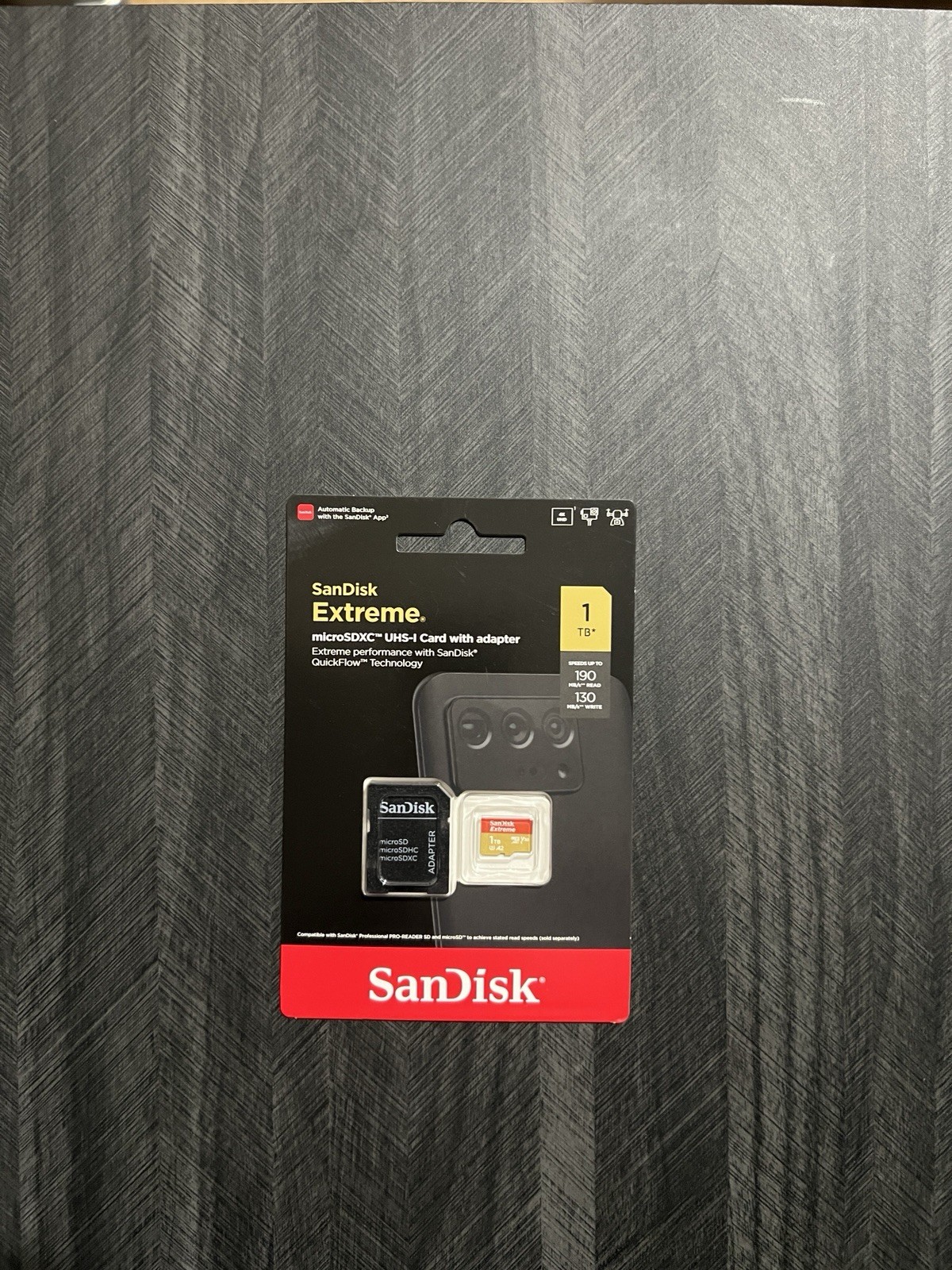 SanDisk Extreme 1TB Class 10 – SDXC Memory Card – (SDSQXA11T00AN6MA)