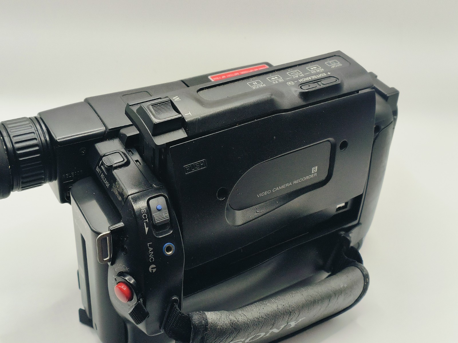 Sony CCD-TR415E PAL Video8 XR Camcorder Bundle Tested + PSU + 3x NOS Tapes Bag