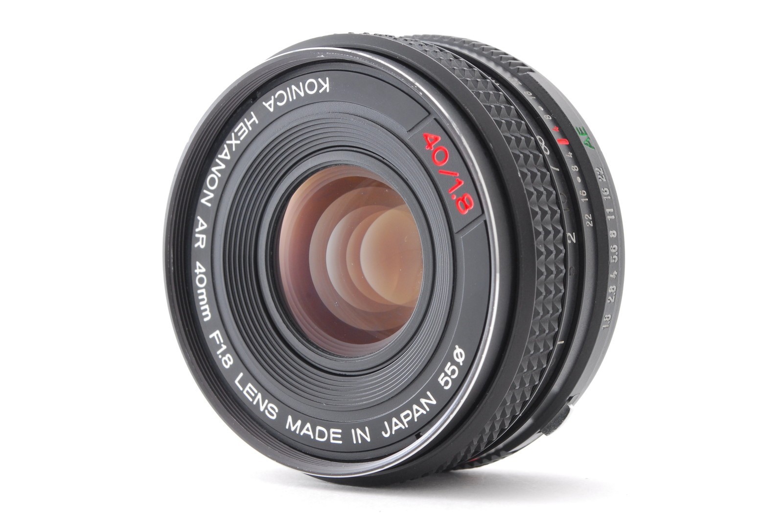 [MINT] Konica Hexanon AR 40mm f1.8 Pancake MF Prime Lens From JAPAN