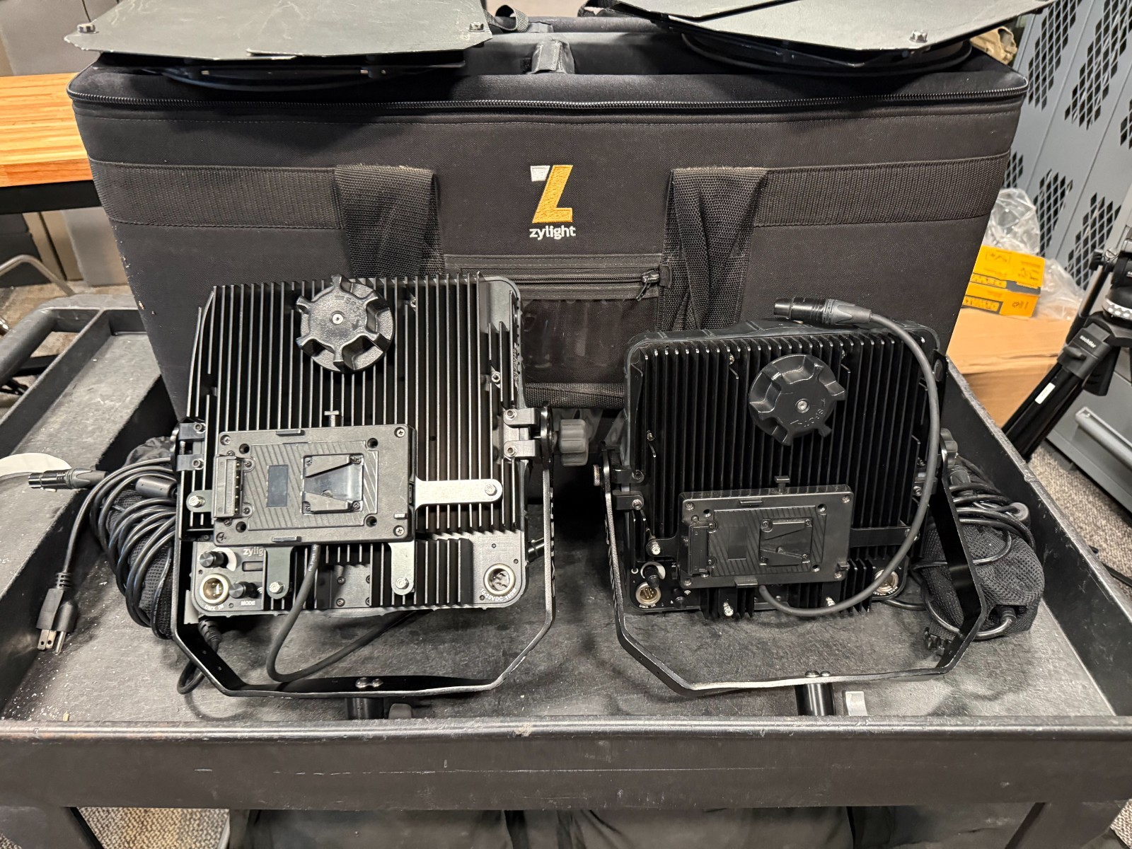 Zylight F8-D 100 LED Fresnel (Daylight) TWO Light kit with V-Mount and Case