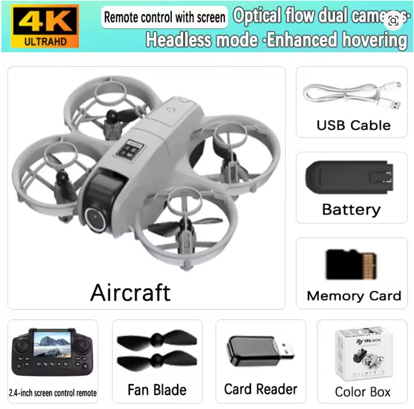Lenovo GT8 drone 8K HD dual camera aerial photography