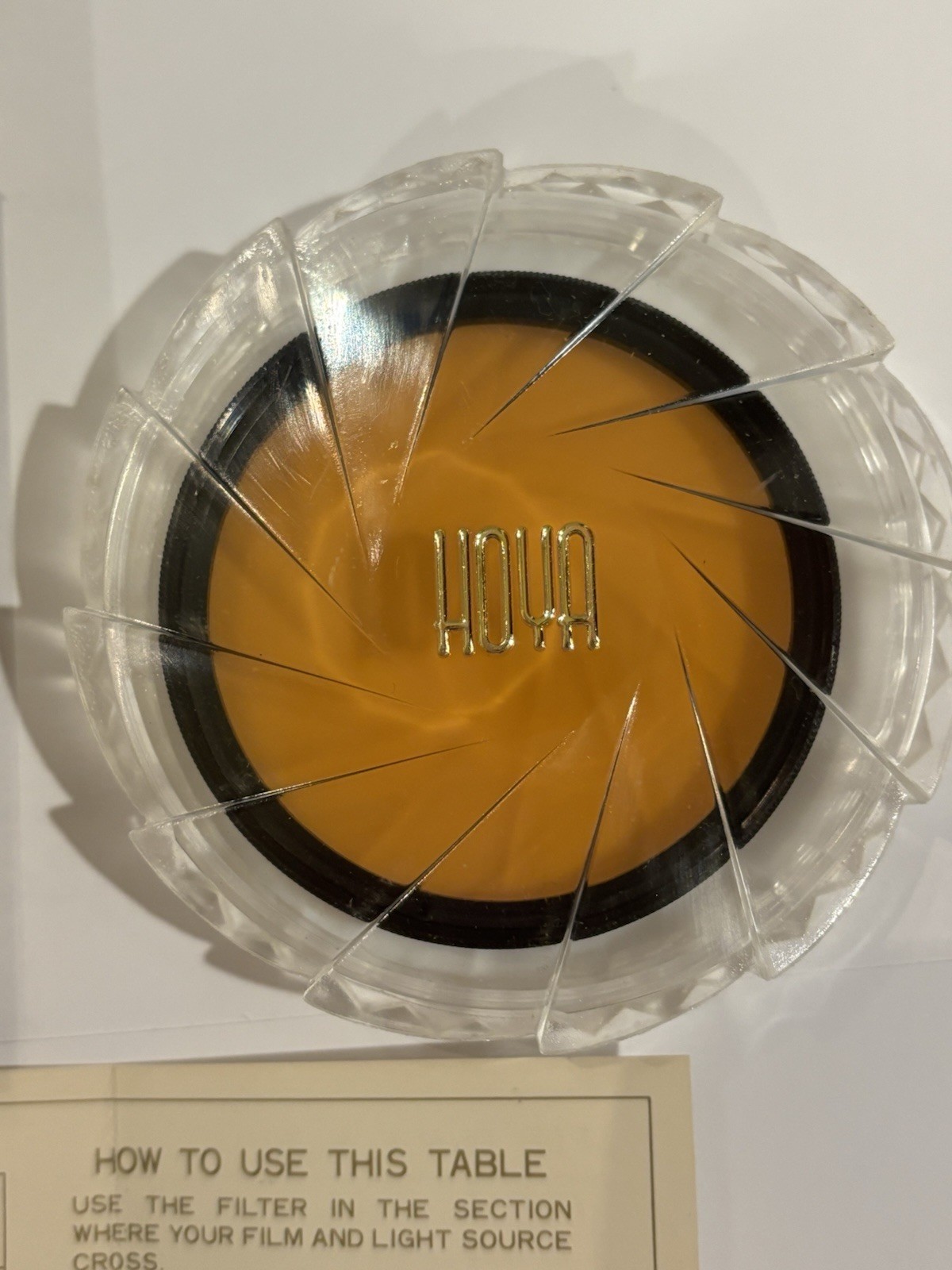 Hoya 52mm Type A Daylight 85 Coated Glass Filter for Color Film