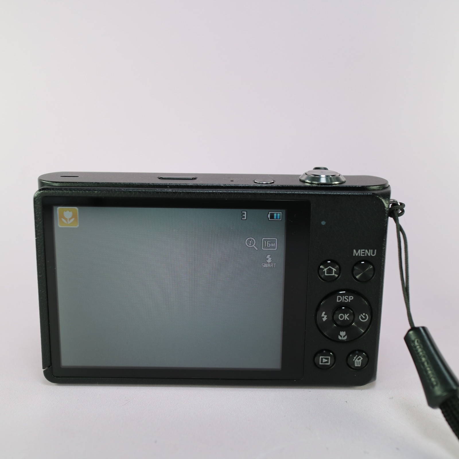 Samsung Digital Camera DV300F 16.1MP Selfie Screen Black Tested