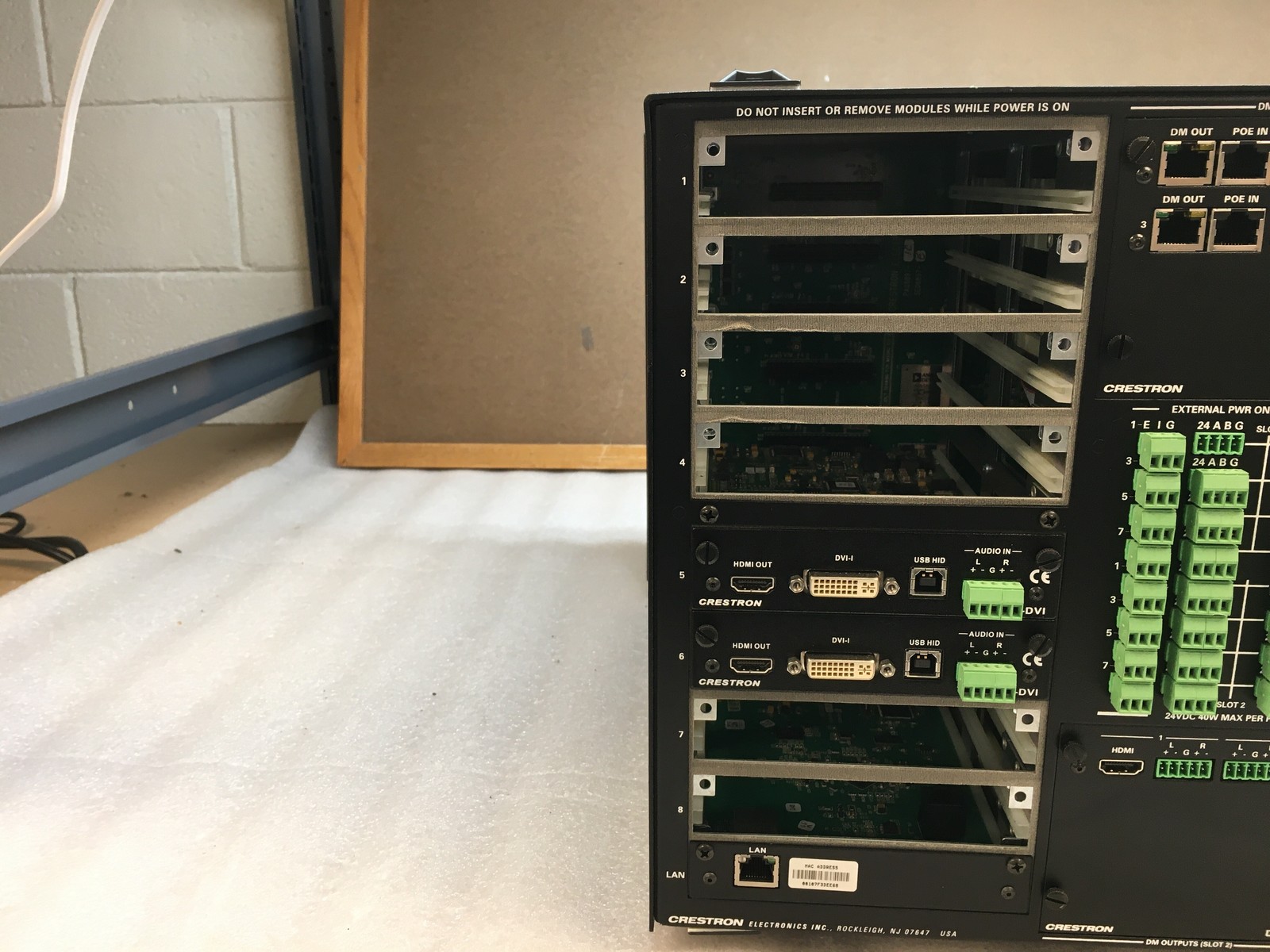 Crestron DM-MD16X16 HD Digital Media Distribution Switcher w/ 2x DMC-DVI