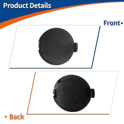 Unpainted Rear Left Driver Side Car Bumper Tow Hook Cover – Unpainted
