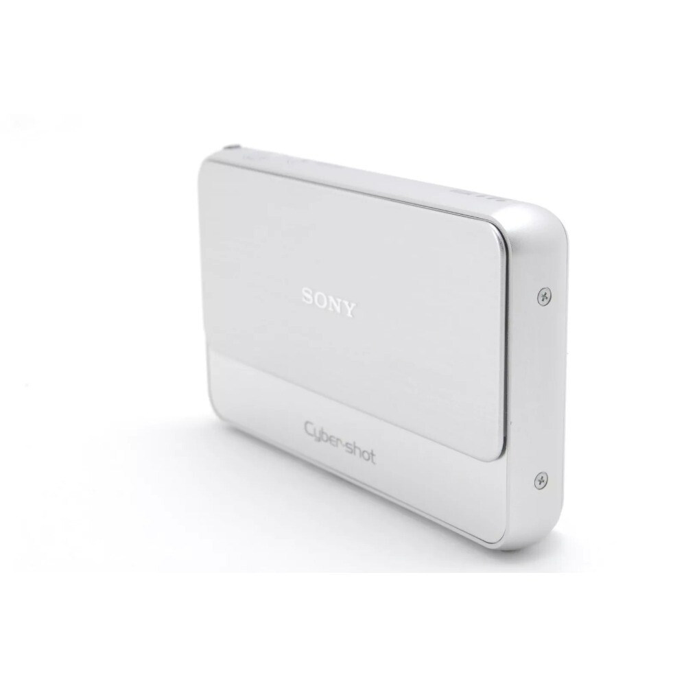 Sony Cybershot Digital Camera DSC-T99 Silver 14.1MP W/ Charger & Memory