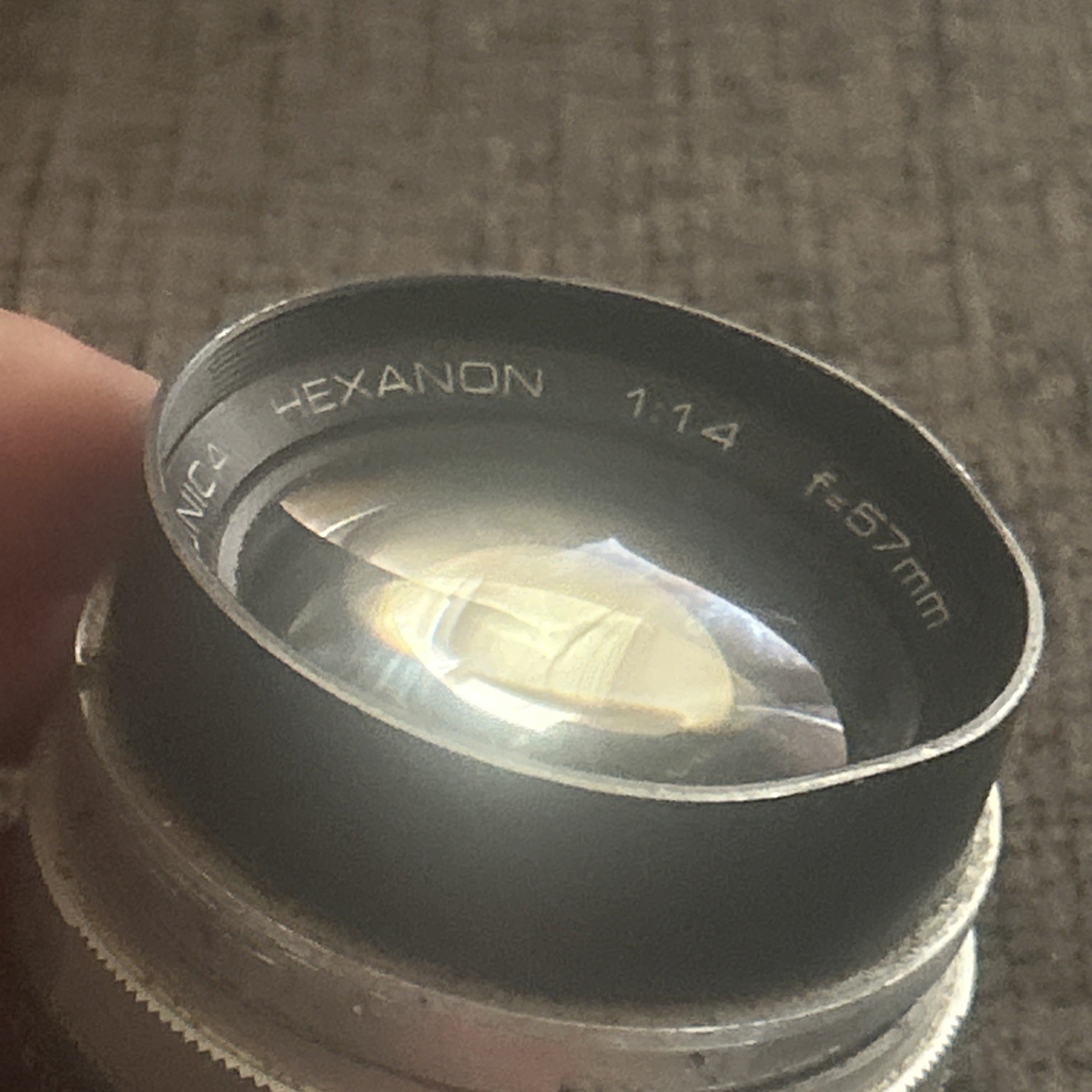Konica 57mm f/1.4 Hexanon EE AR Mount Lens *USED*